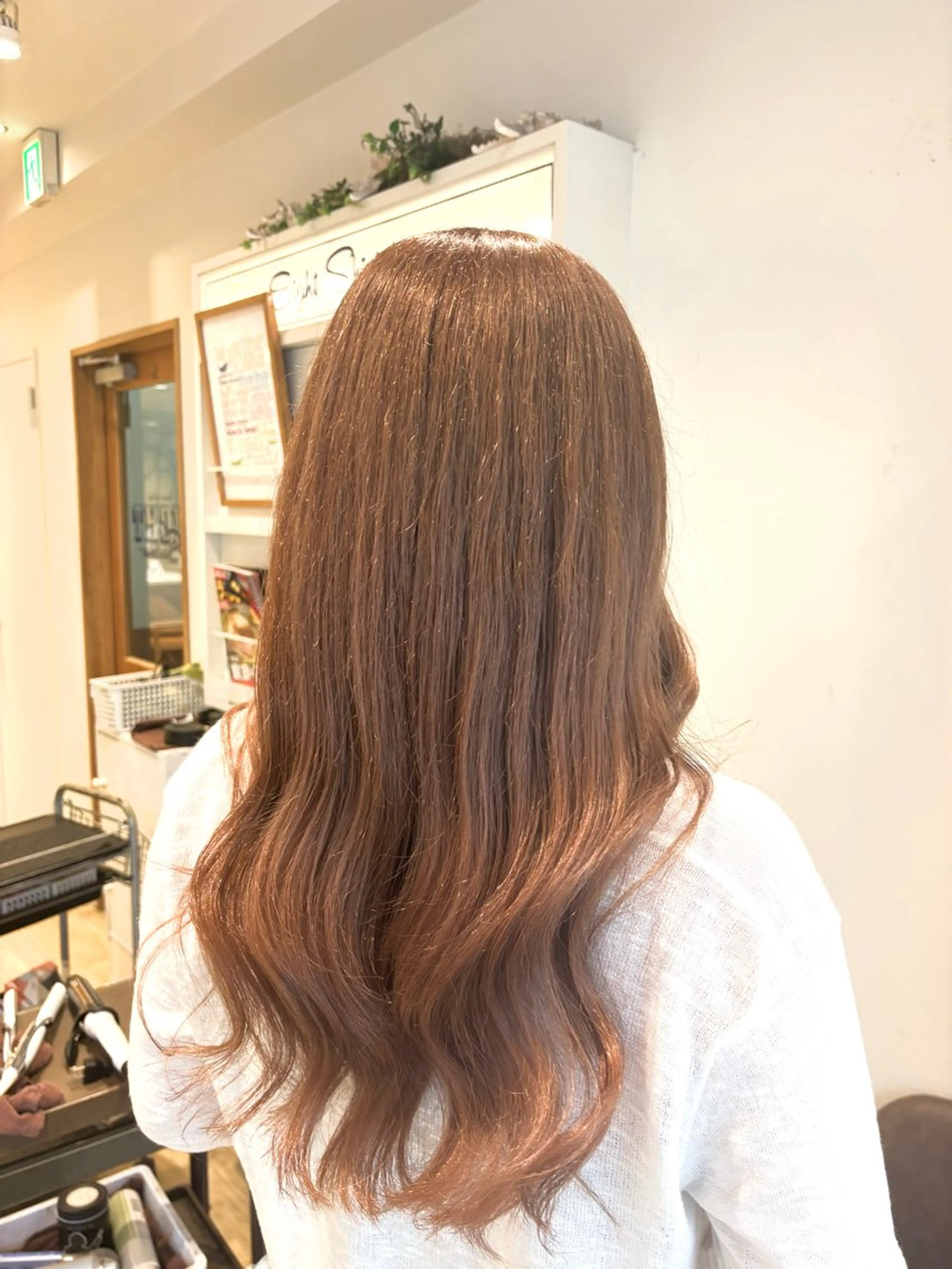 ロング カラー ヘアアレンジ ヘアカラー トリートメント ☘️新宿 新井彩斗☘️のヘアスタイル
