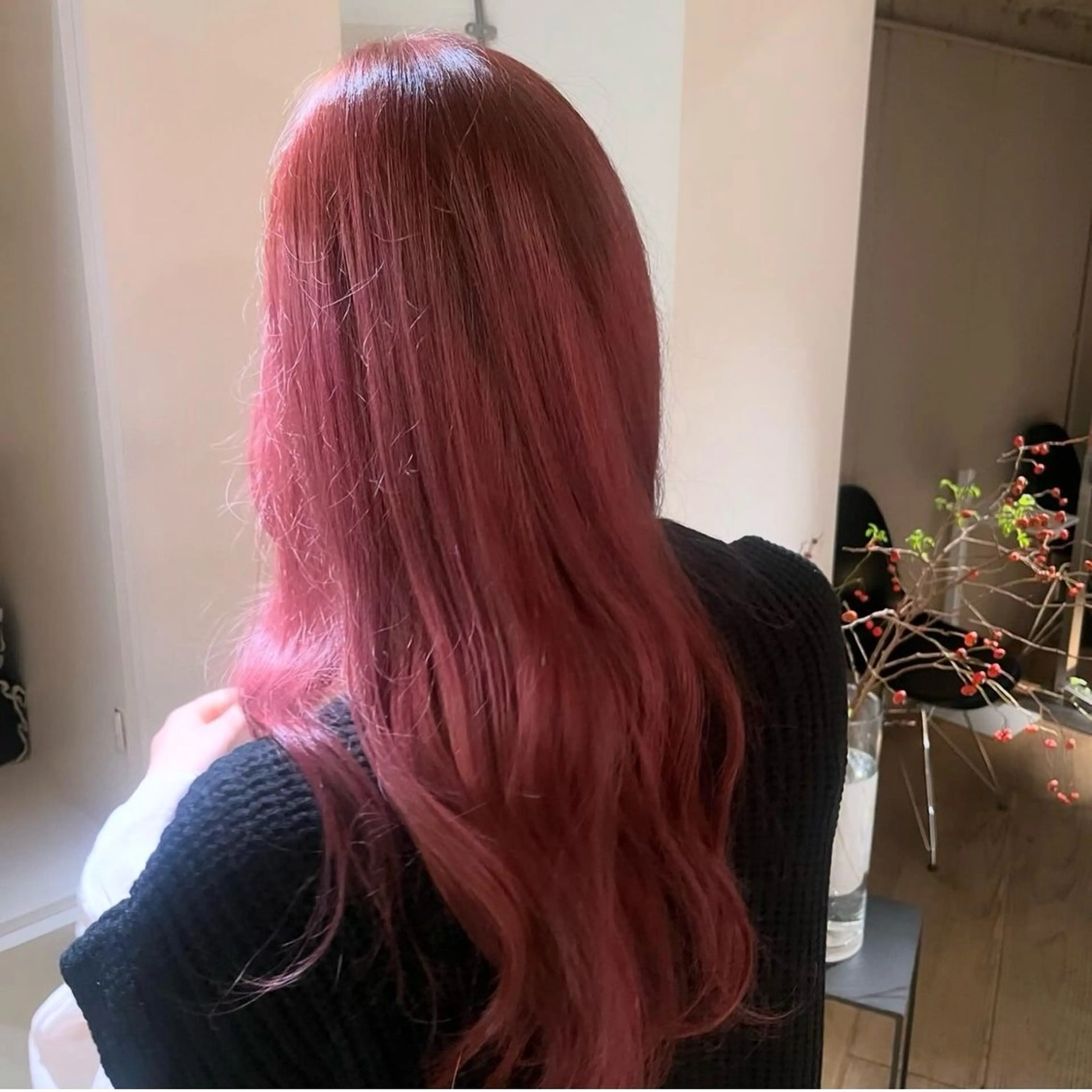 ロング カラー 長野 美沙のヘアスタイル