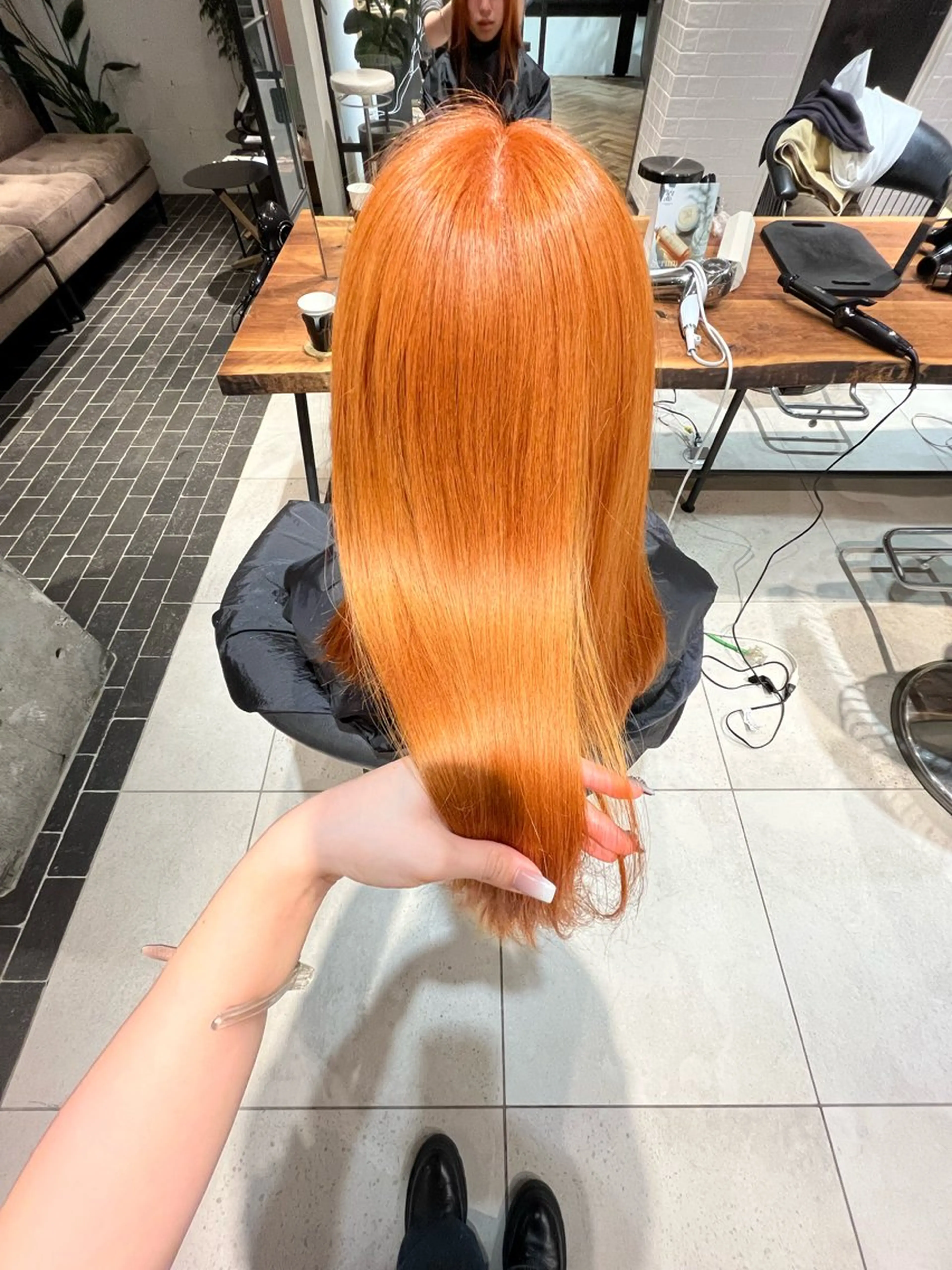 セミロング トリートメント ヘアカラー sweetroom藤沢所属・髪質改善✨透明感 カラー/大木南美のヘアスタイル