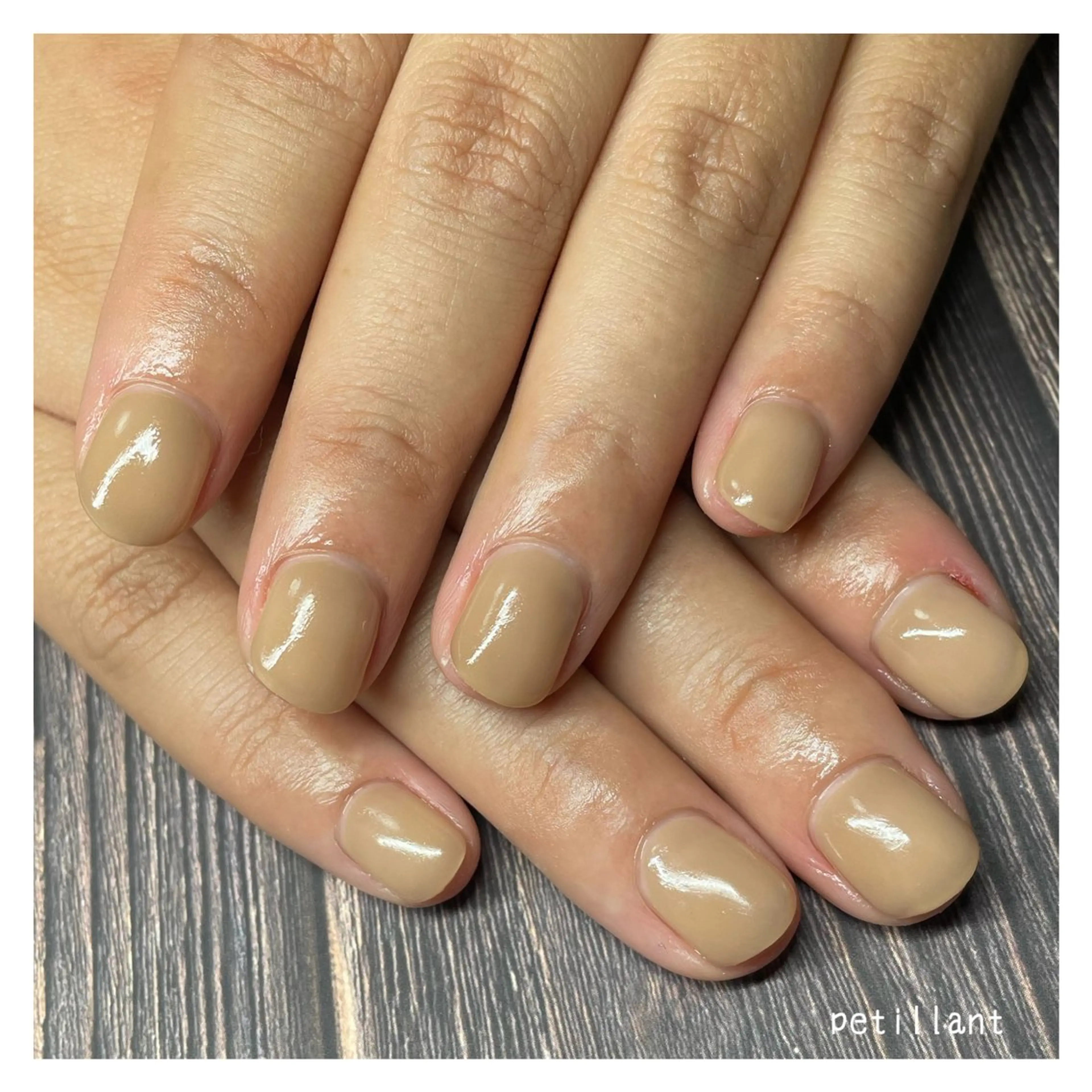 ネイル ワンカラーネイル ピンク petillant所属・nail salon petillantのネイルデザイン