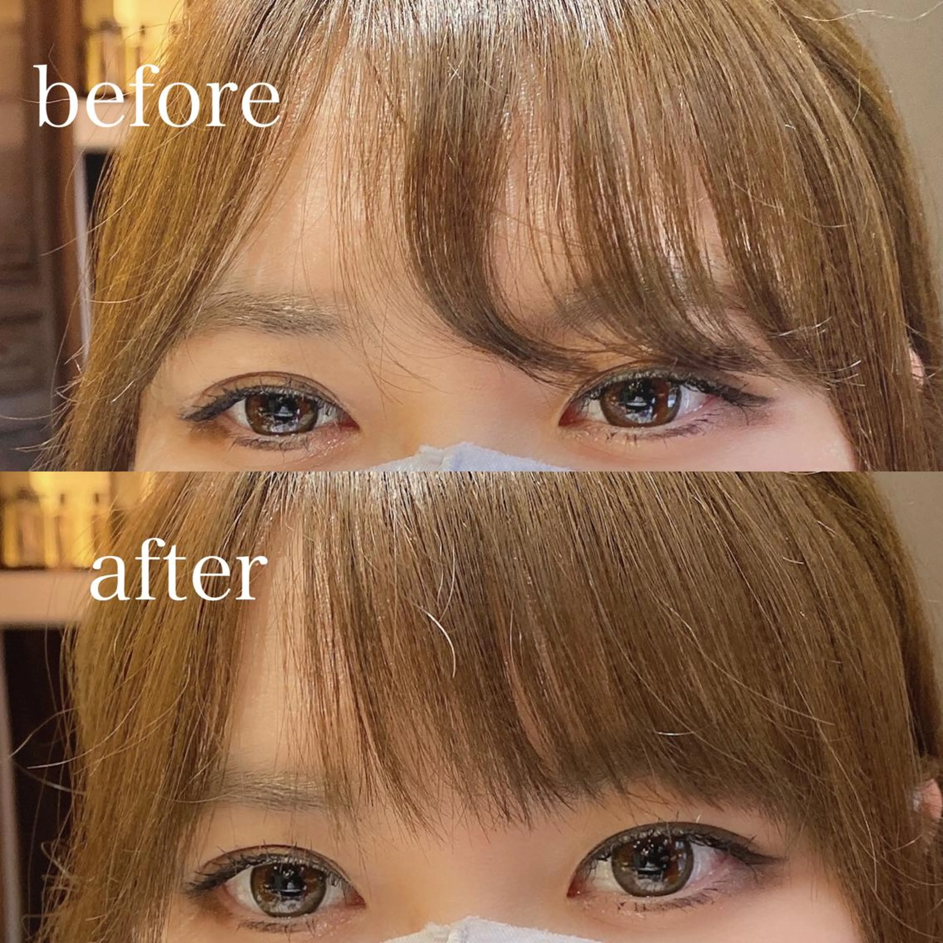 セミロング 岩崎 昭憲のヘアスタイル