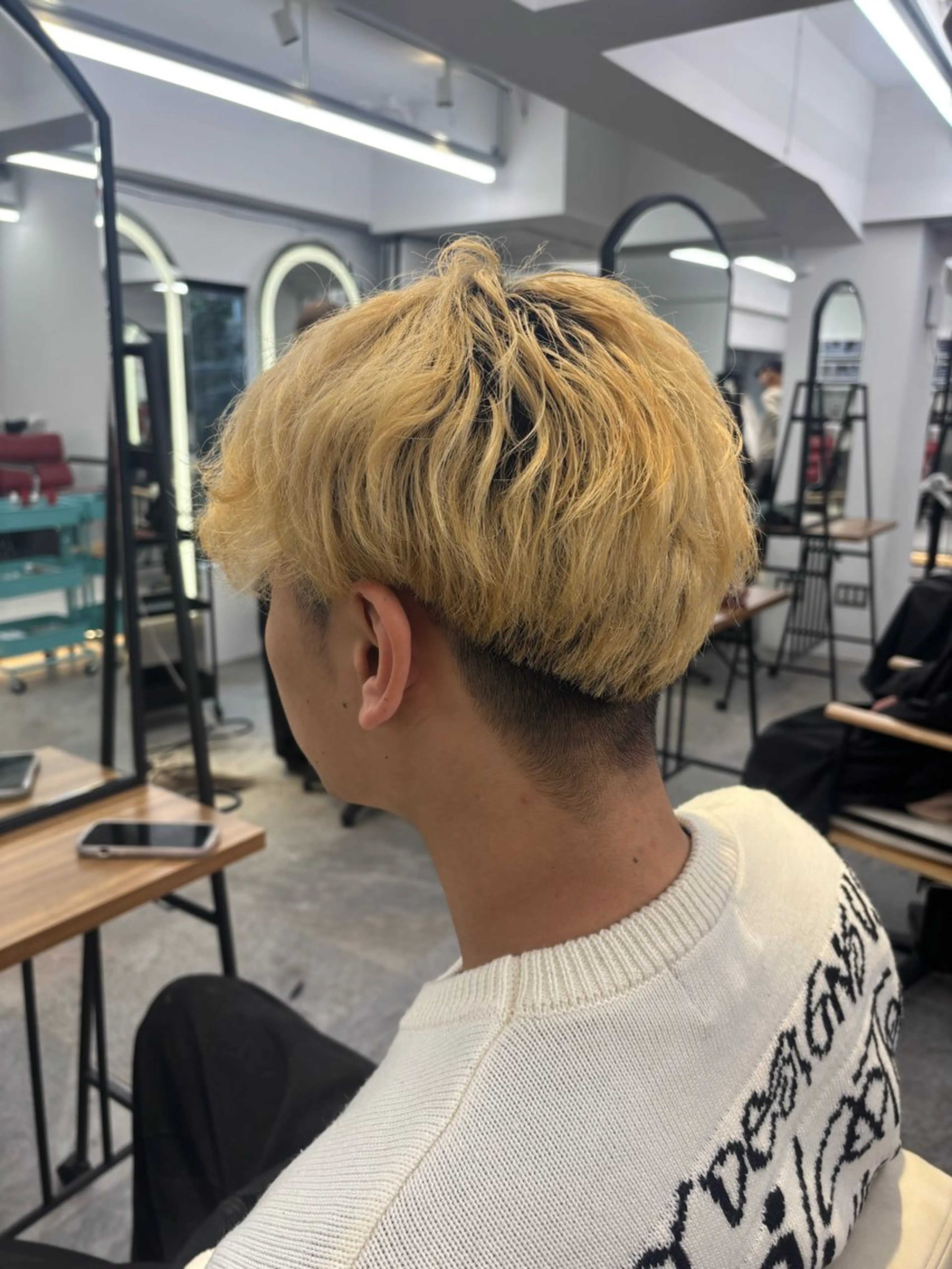メンズカット✂️ナチュラルパーマ✂️トリートメント船橋 18​〜​19時からご案内可能です🙆‍♀️の写真