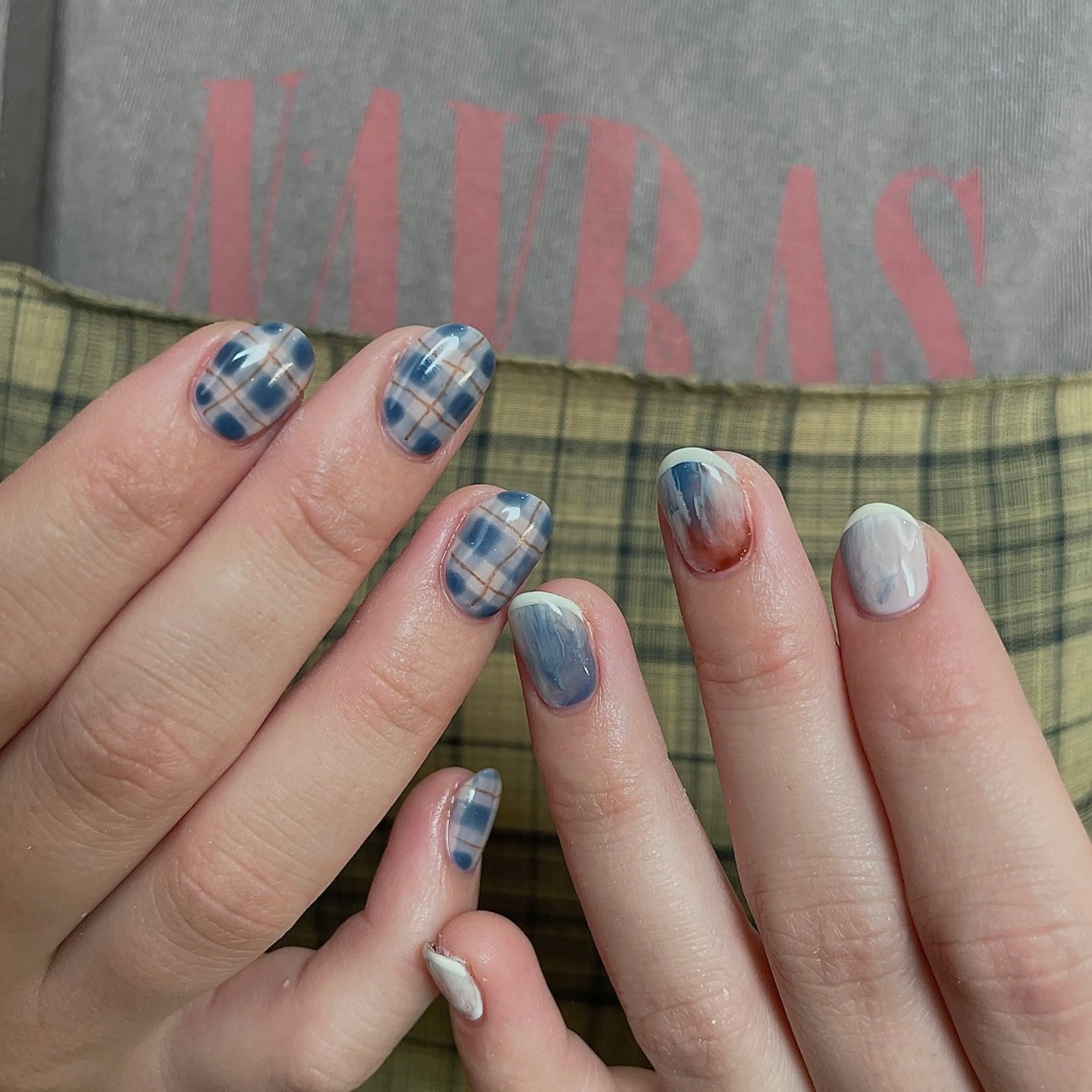 ネイル フレンチネイル ニュアンスネイル ショートネイル ハンドネイル acs.n所属・ネイル,耳つぼ 風間すみれのその他イメージ