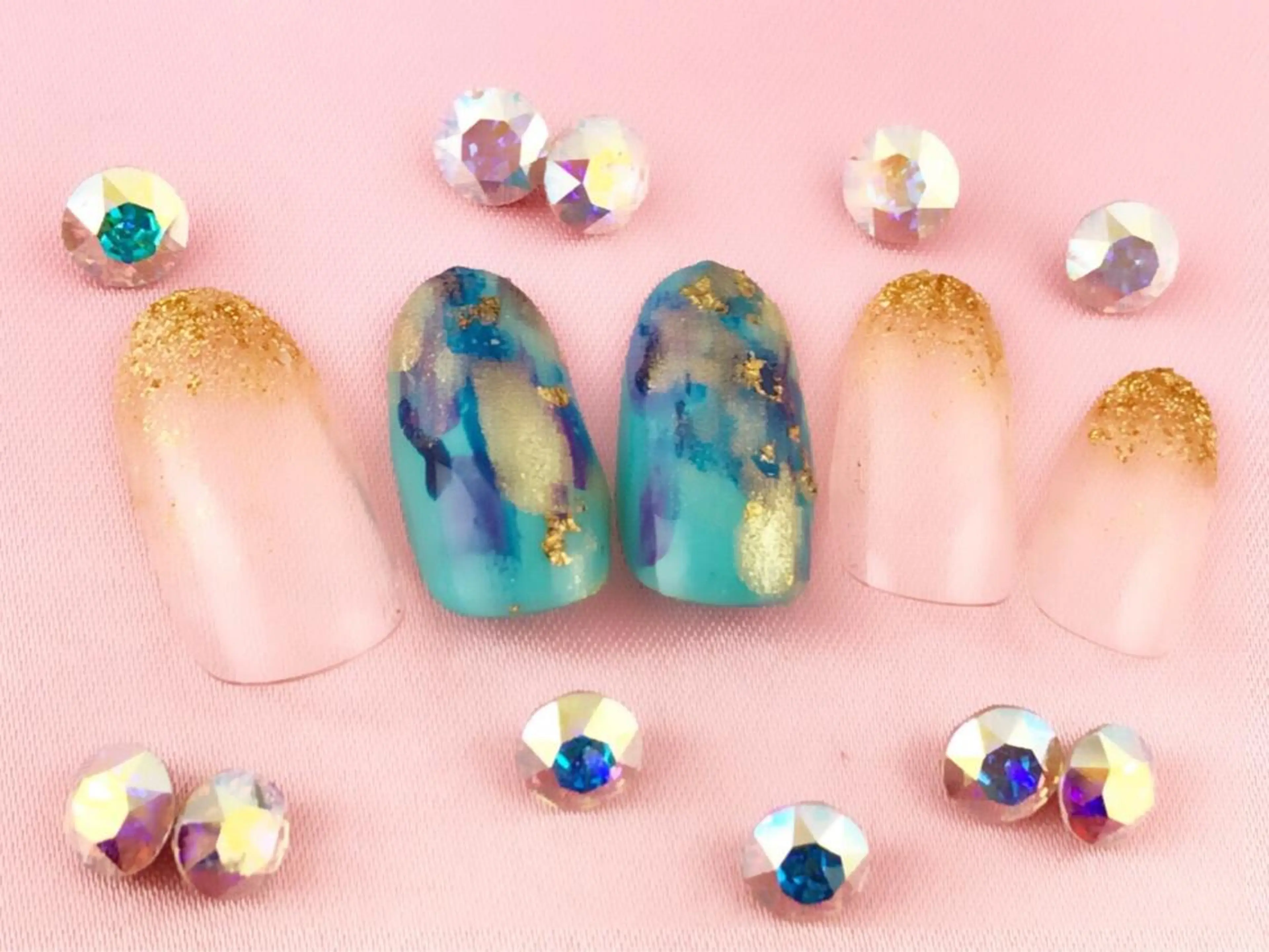 ショート カラー パーマ ヘアアレンジ メンズ キッズ ネイル マツエク・マツパ 学生（メンズ向け） 付け放題 学生 アートネイル フットネイル NAILSGOGO shibuyaのネイルデザイン