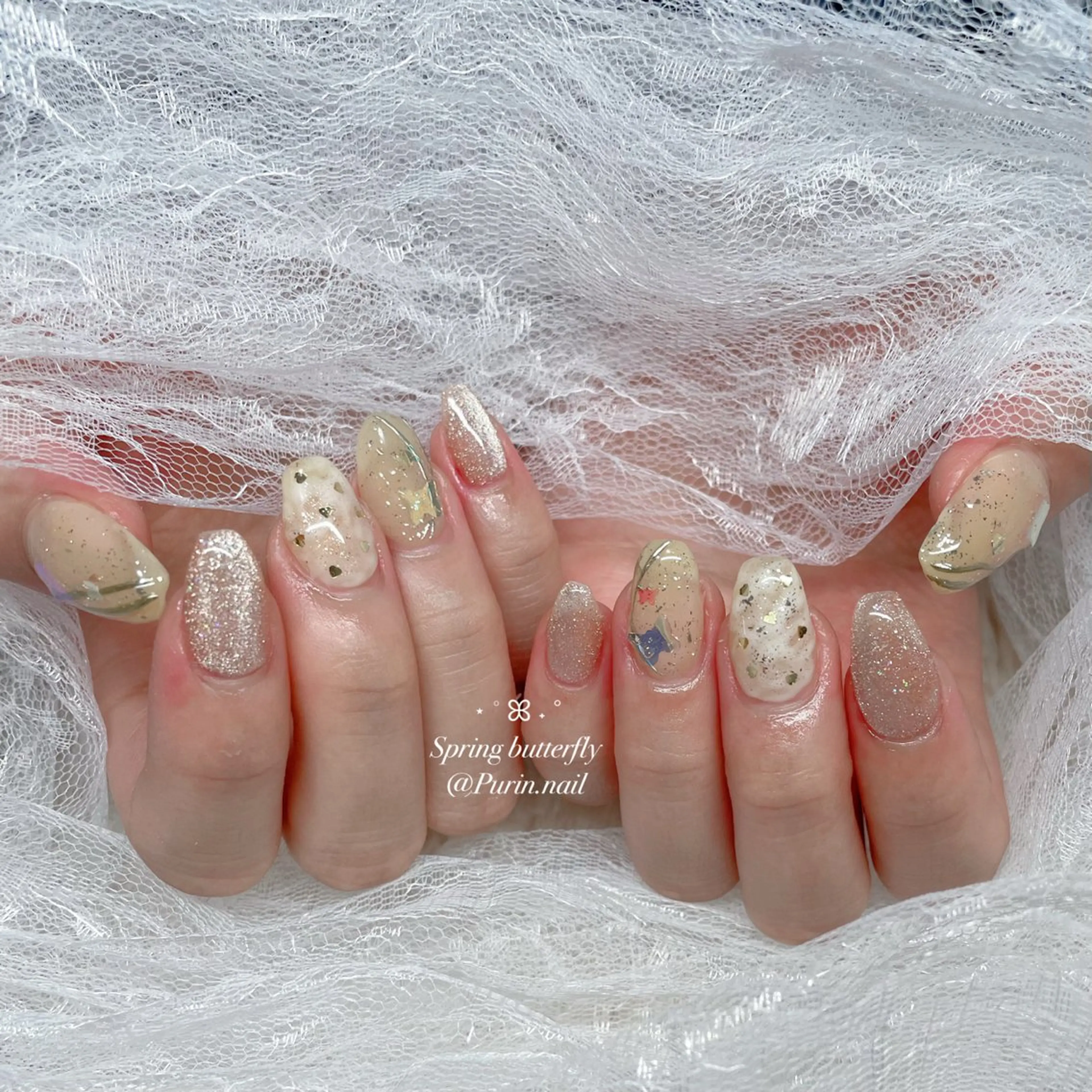 ネイル ハンドネイル Nails by Purin🍮のネイルデザイン