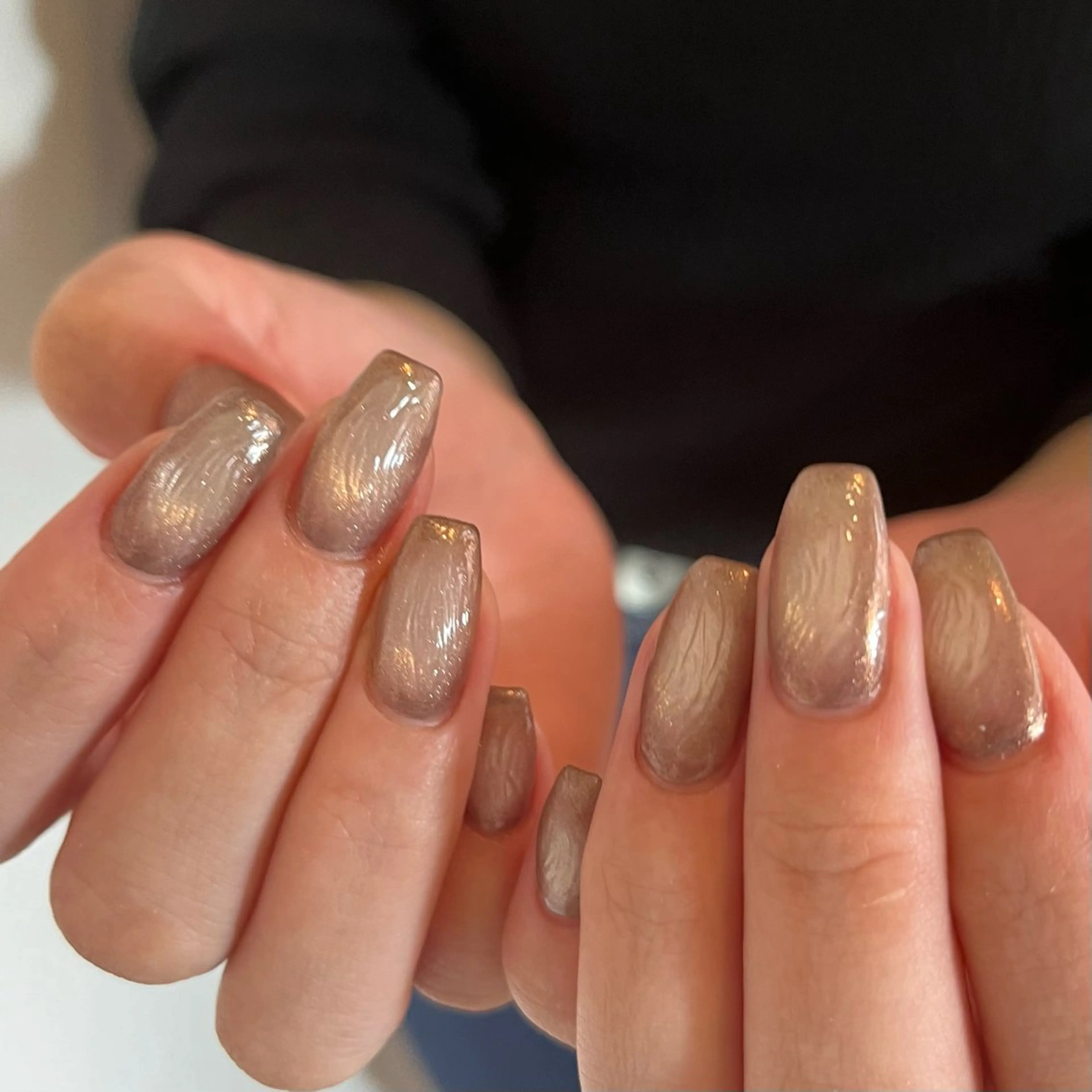 ネイル マグネットネイル ミラーネイル ニュアンスネイル ハンドネイル people所属・luster shihoのネイルデザイン