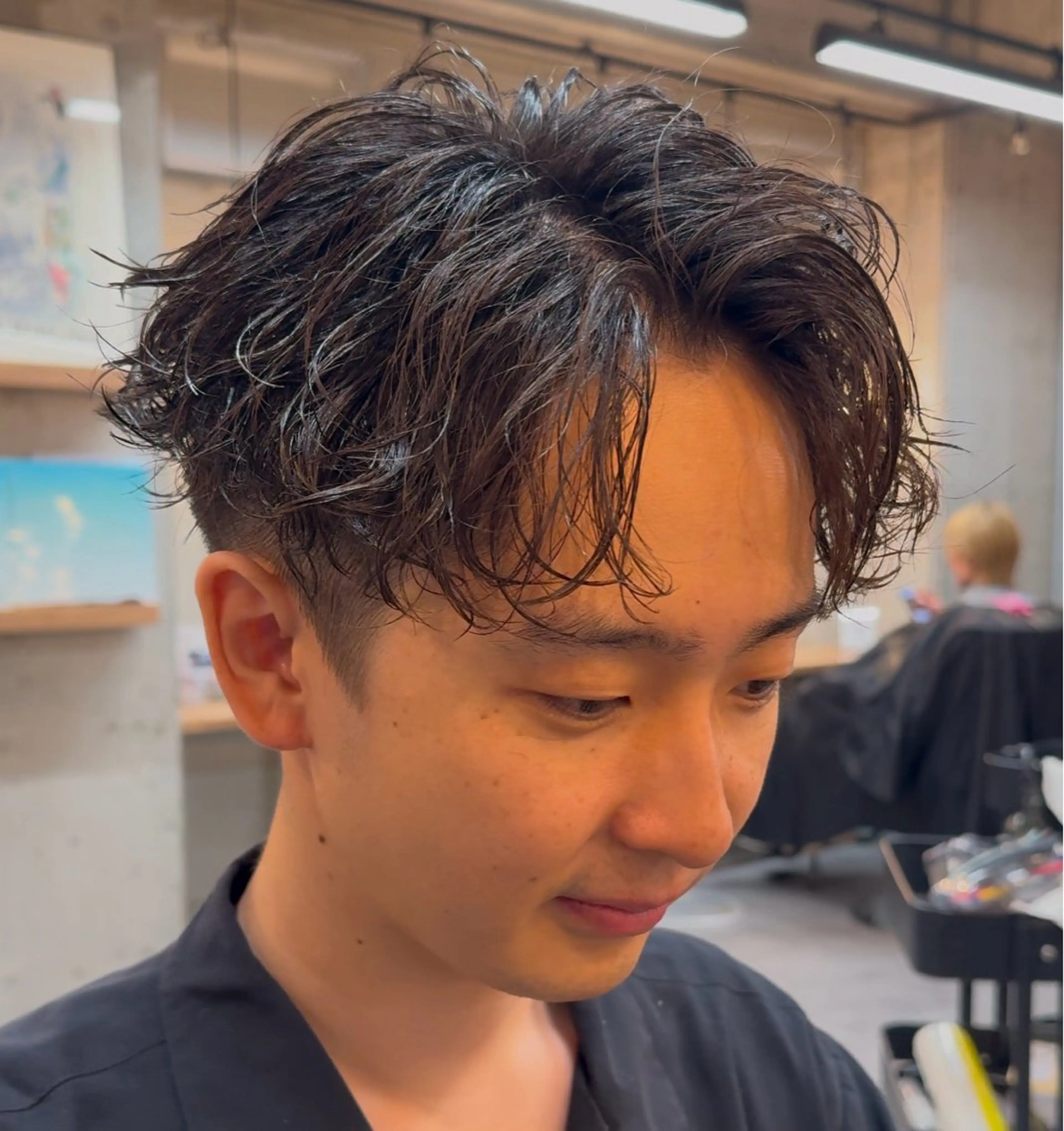 【メンズ限定🚹】ツイストスパイラルパーマ＋トリートメントの写真
