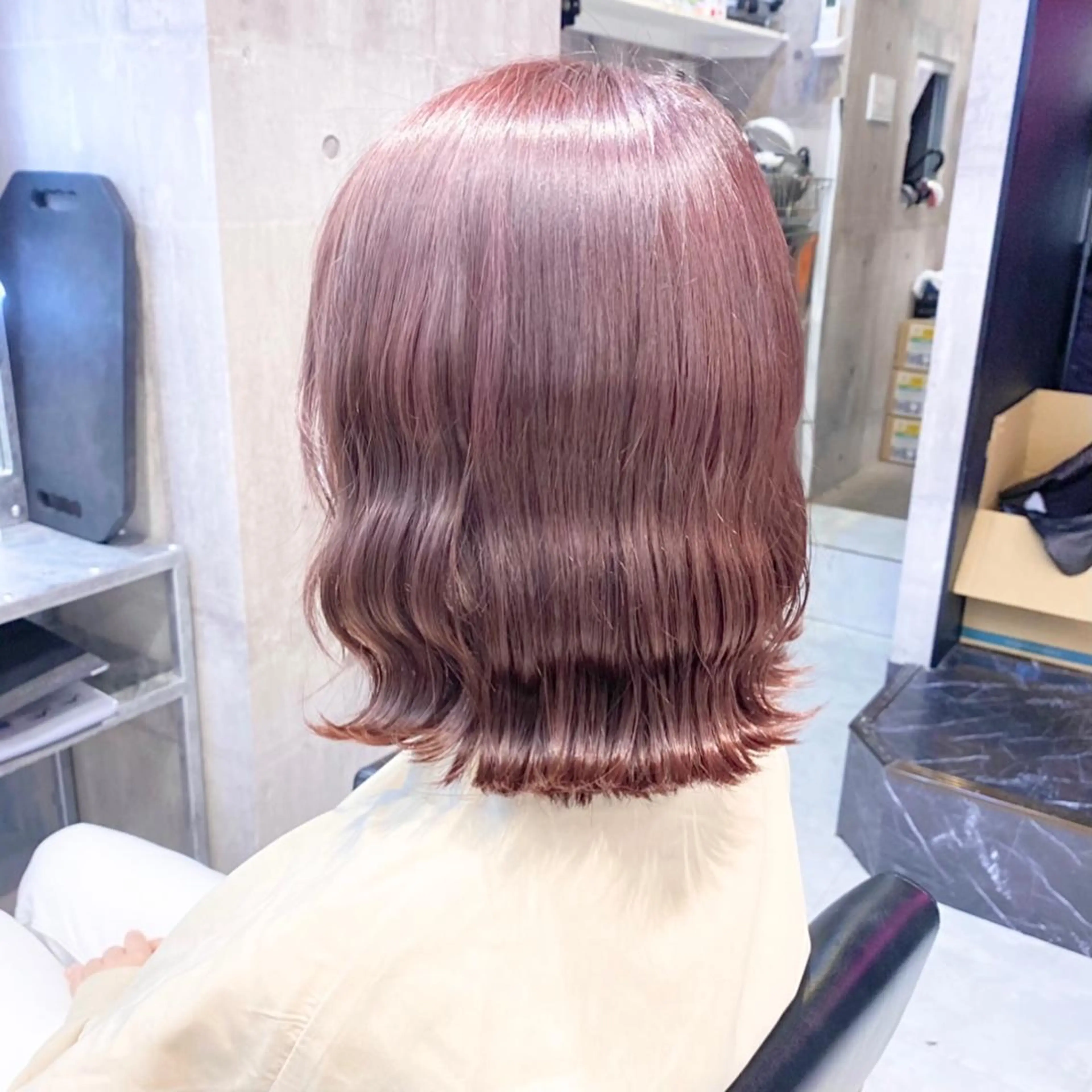 ミディアム カラー ヘアアレンジ メンズ キッズ ヘアカラー トリートメント ヘアセット お悩み解決美容師 💐AMIのヘアスタイル