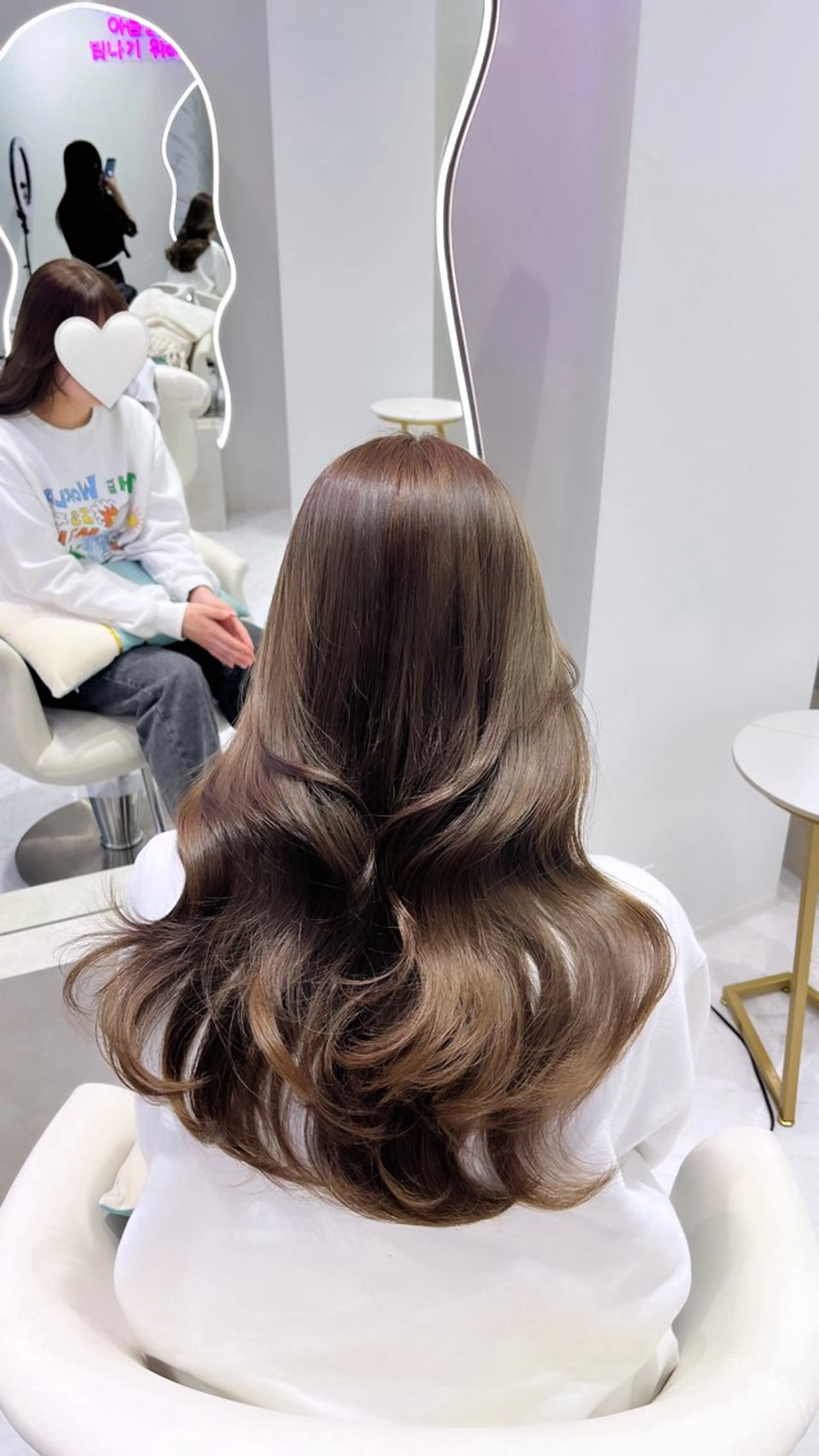 ロング カラー カット ヘアカラー トリートメント 名古屋/透明感カラー /韓国ヘア/高木梨帆のヘアスタイル