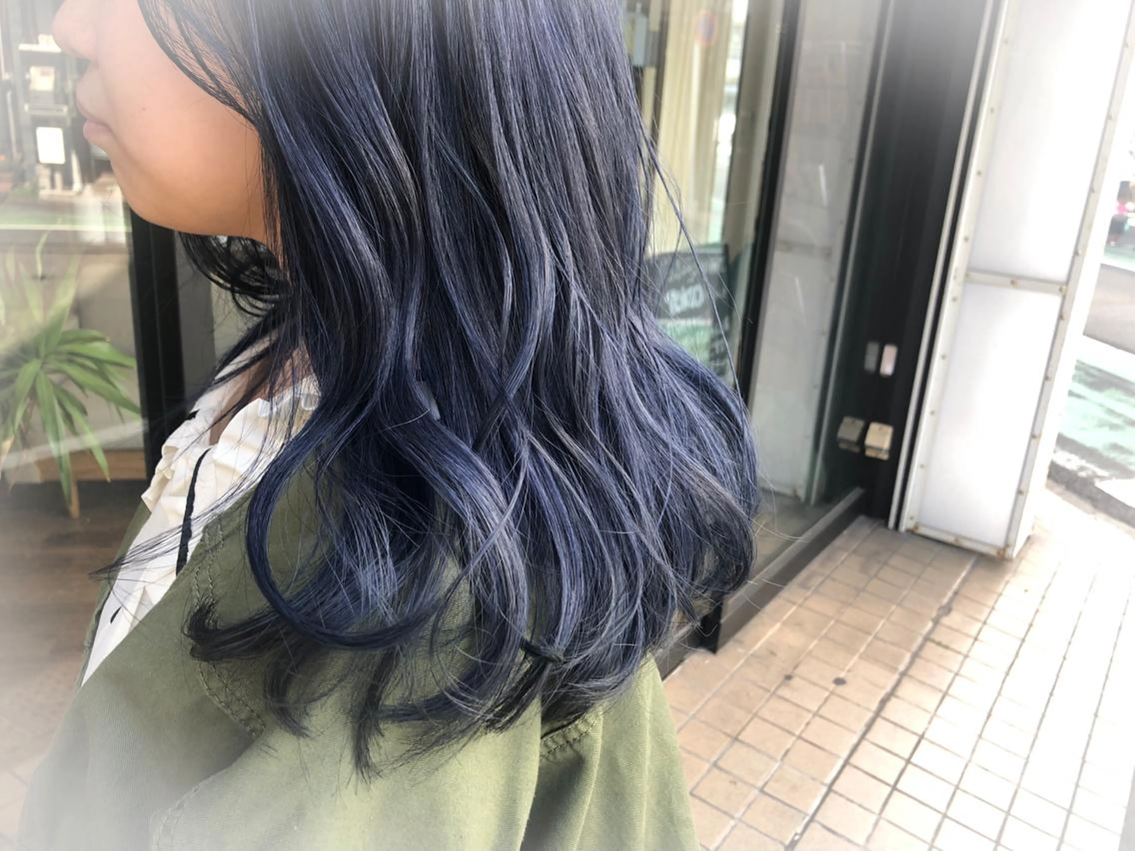 ロング カラー ヘアカラー あらい なつみのヘアスタイル