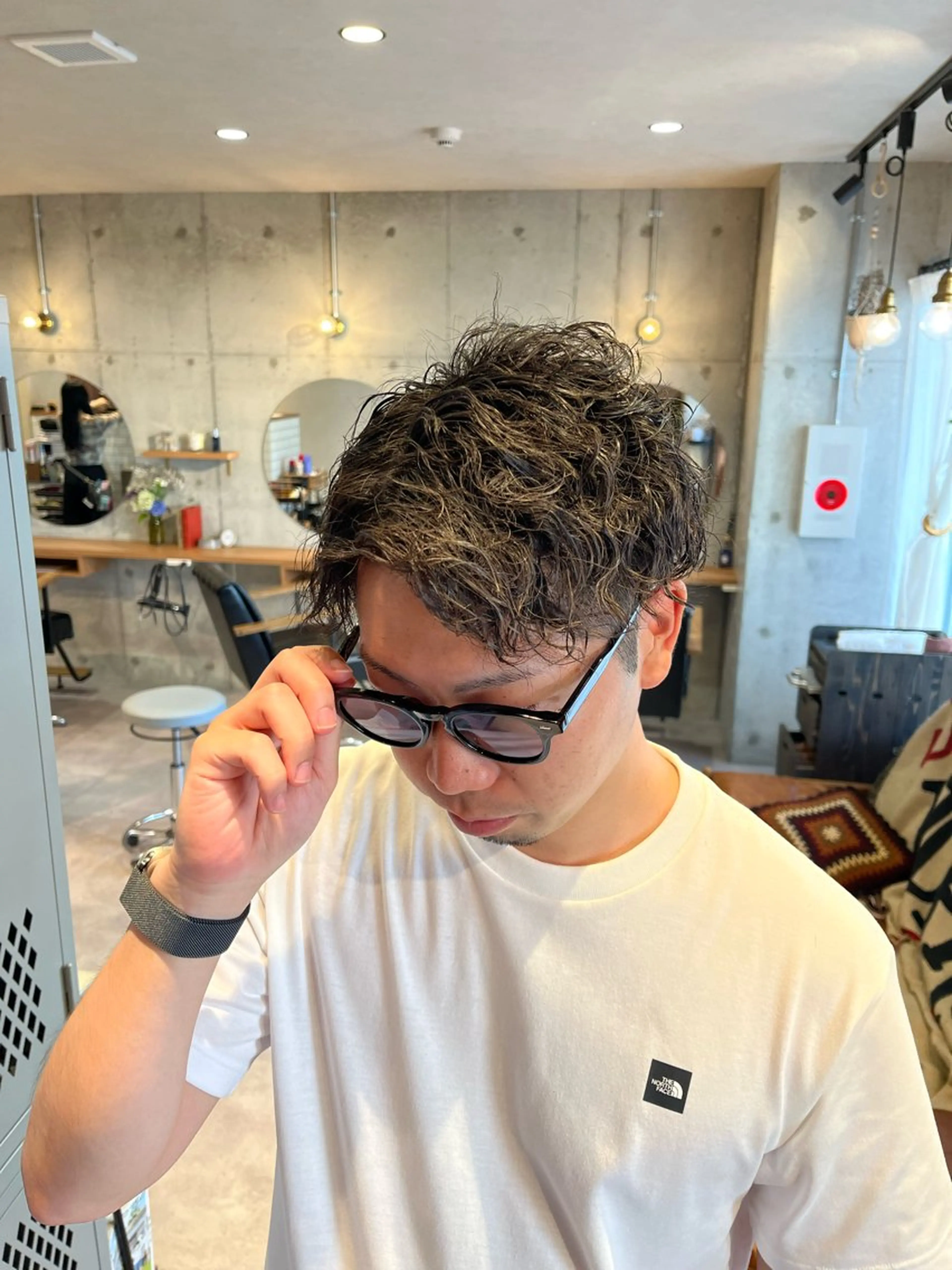 ショート パーマ メンズ カット パーマ Lamp所属・🌀メンズパーマ🌀 🐏丸山祐宇🐏のヘアスタイル