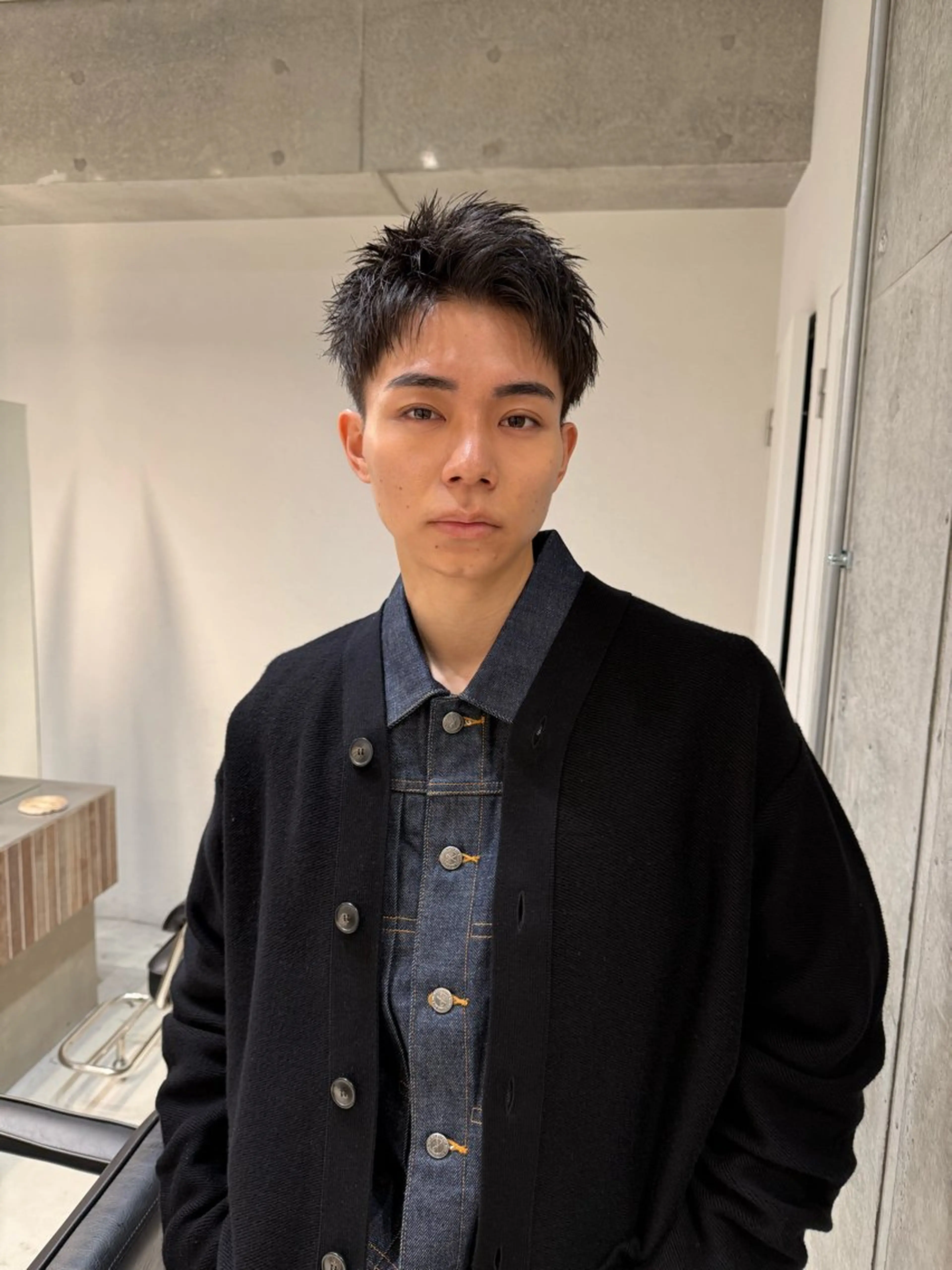 ショート カット パーマ 【メンズ特化】 新築New Openのヘアスタイル