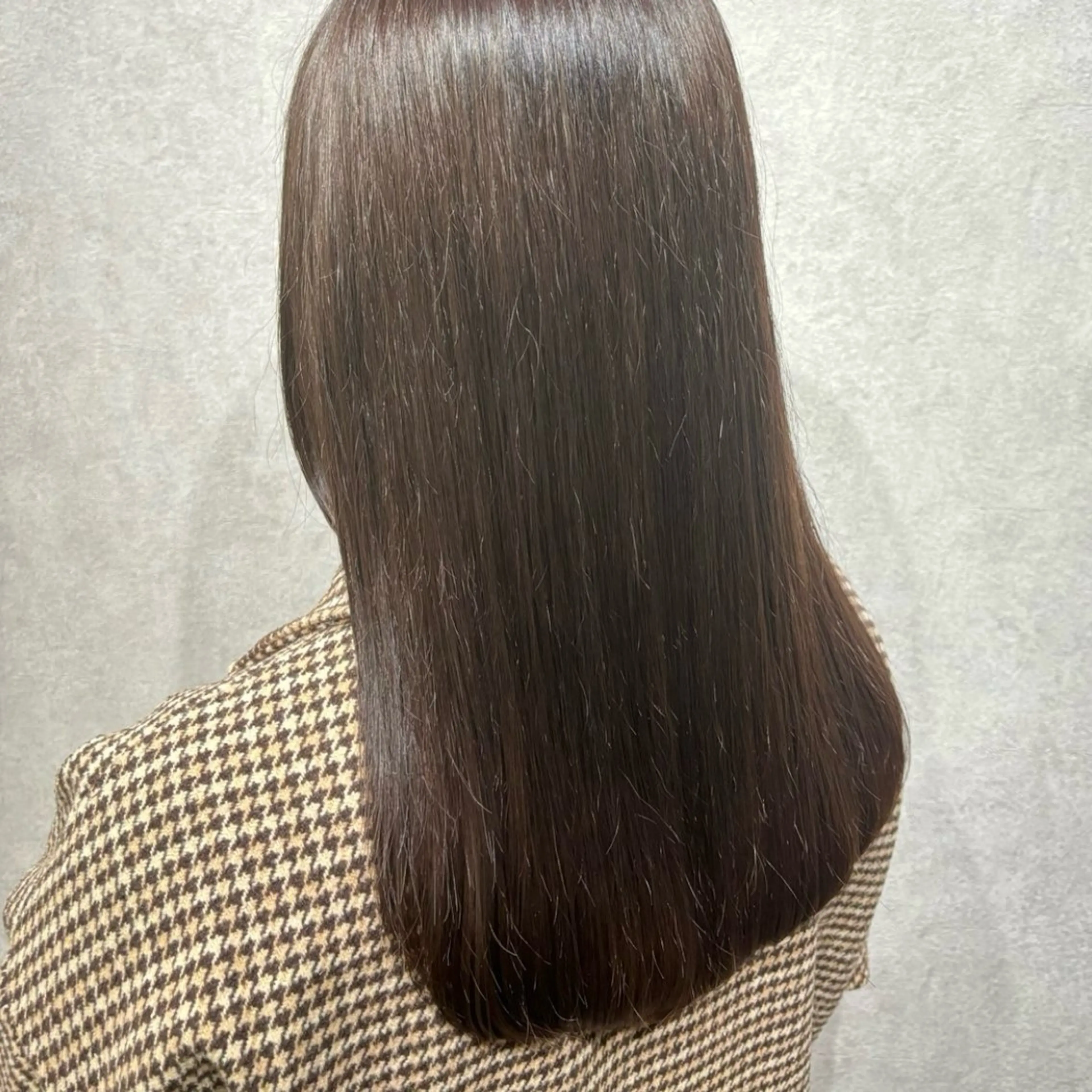 セミロング カラー 髪質改善/縮毛矯正/ 暖色カラー🎀🪞のヘアスタイル