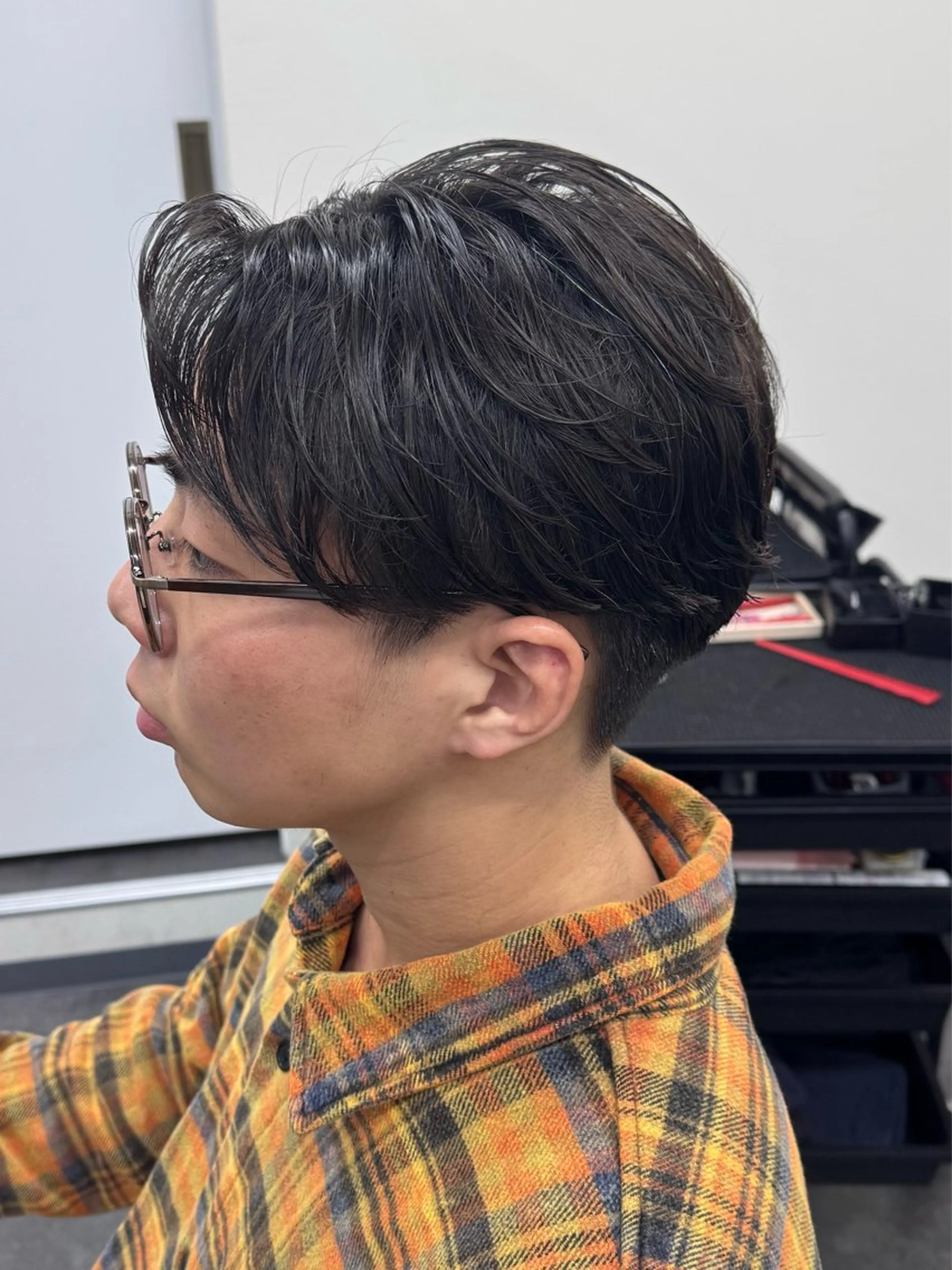 パーマ メンズ フェザーパーマ メンズパーマ カット パーマ 柏メンズカットパーマ NO.1タイチのヘアスタイル