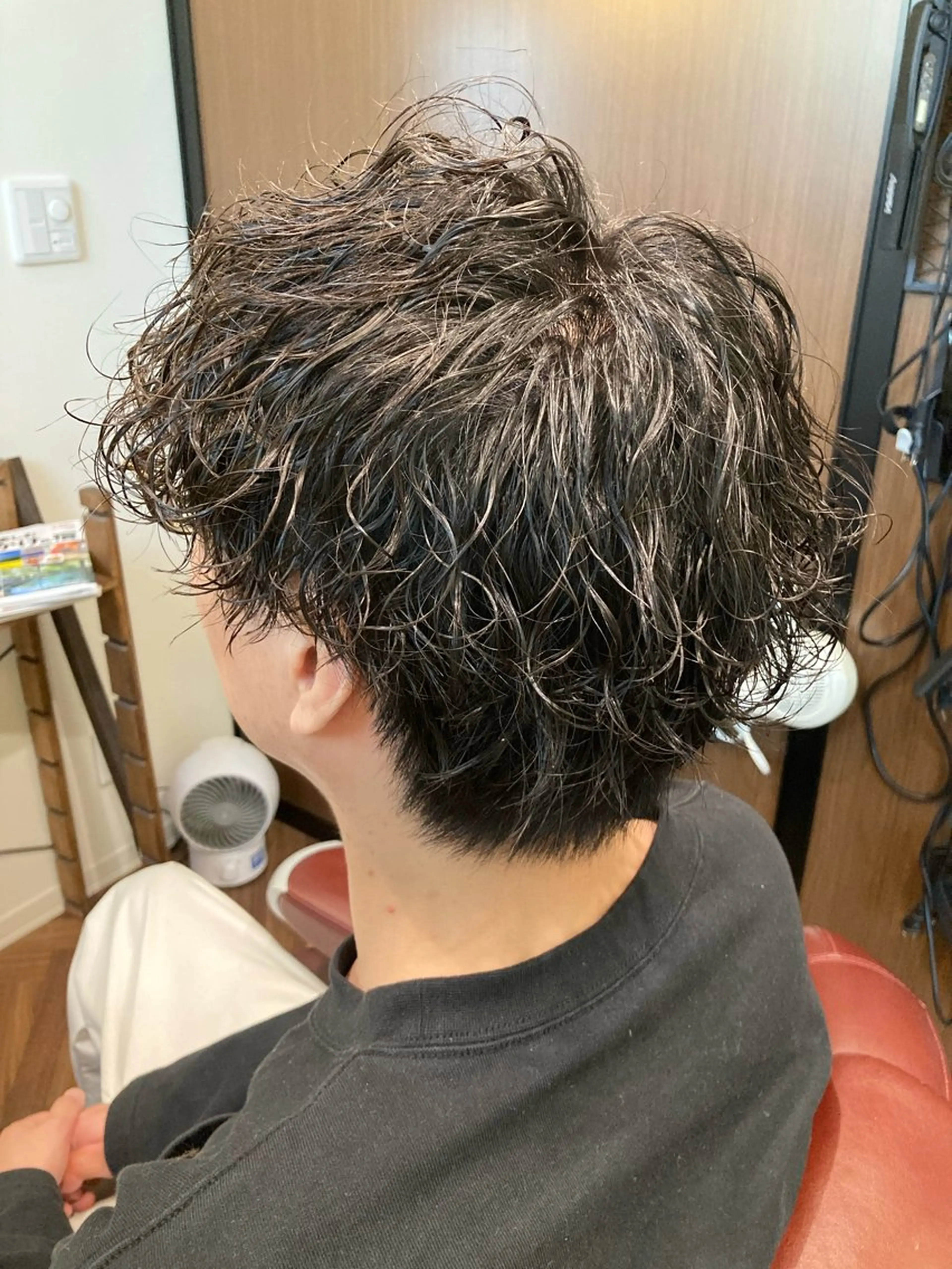 ショート メンズ マッシュ メンズパーマ 波巻きパーマ ショートヘア メンズ/ケアパーマ /hayashiのヘアスタイル