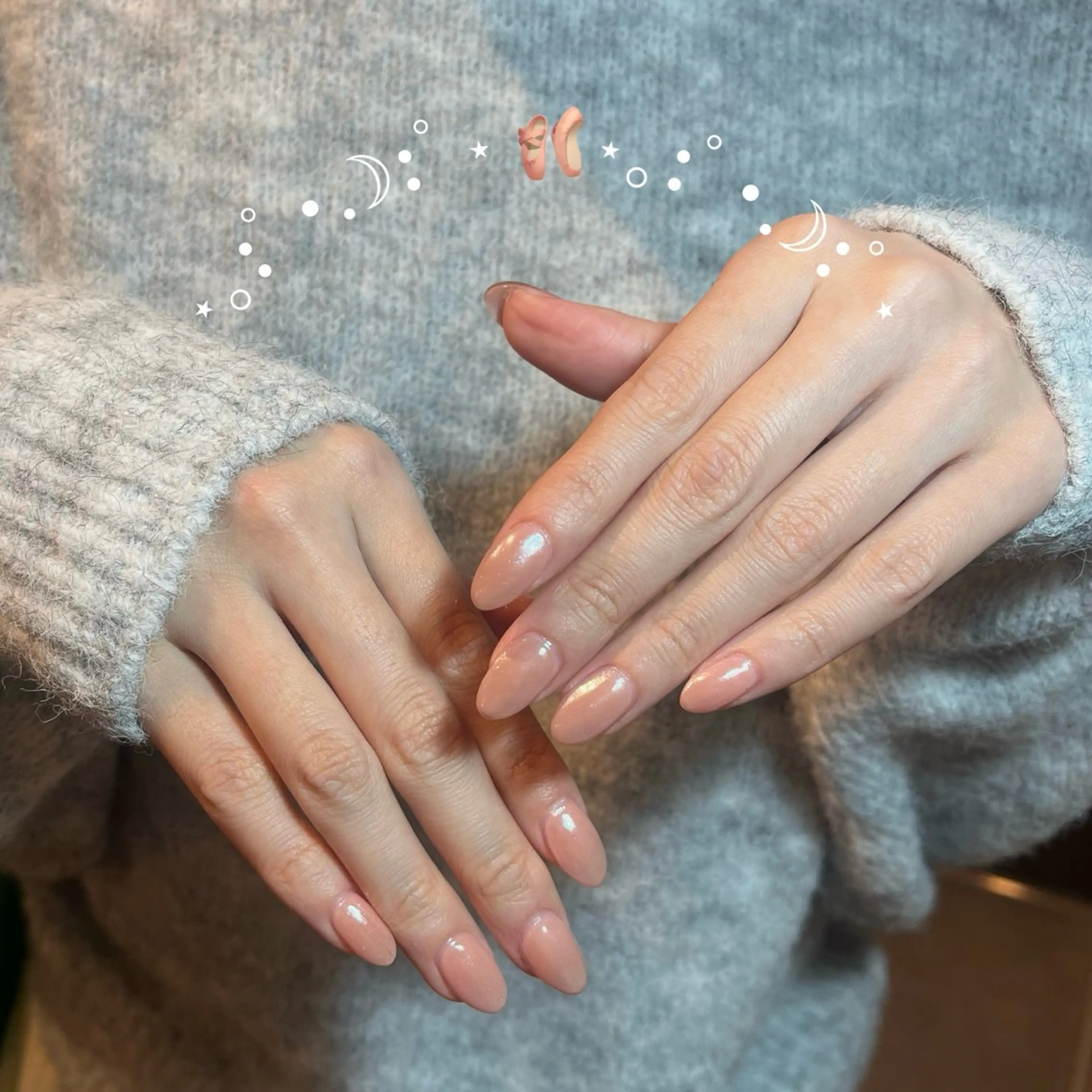 🪞ミラーワンカラー(HAND)🪞オフ込み/パラジェル【Jrネイリスト】の写真