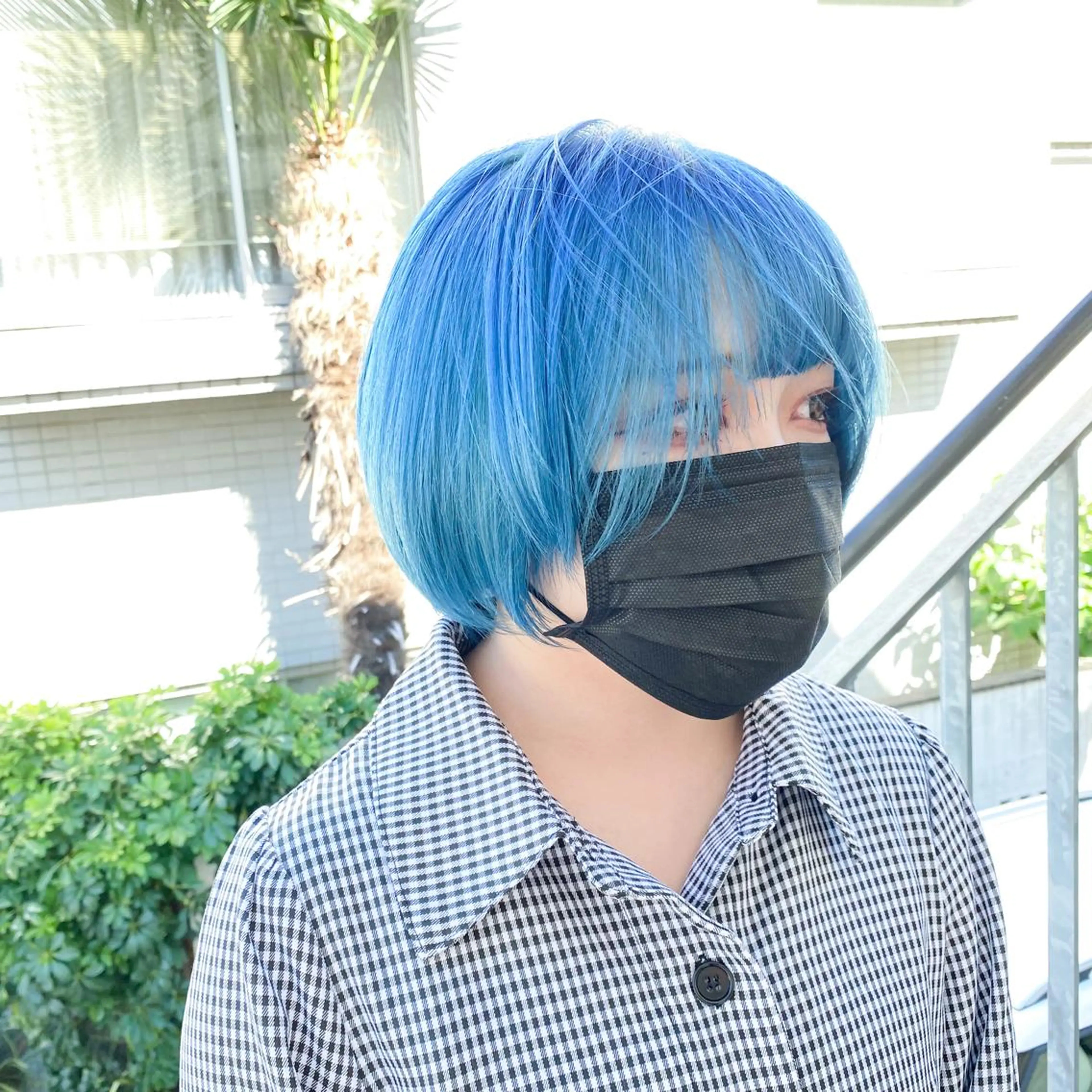 ショート カラー 艶髪ブリーチ 永井竜也のヘアスタイル