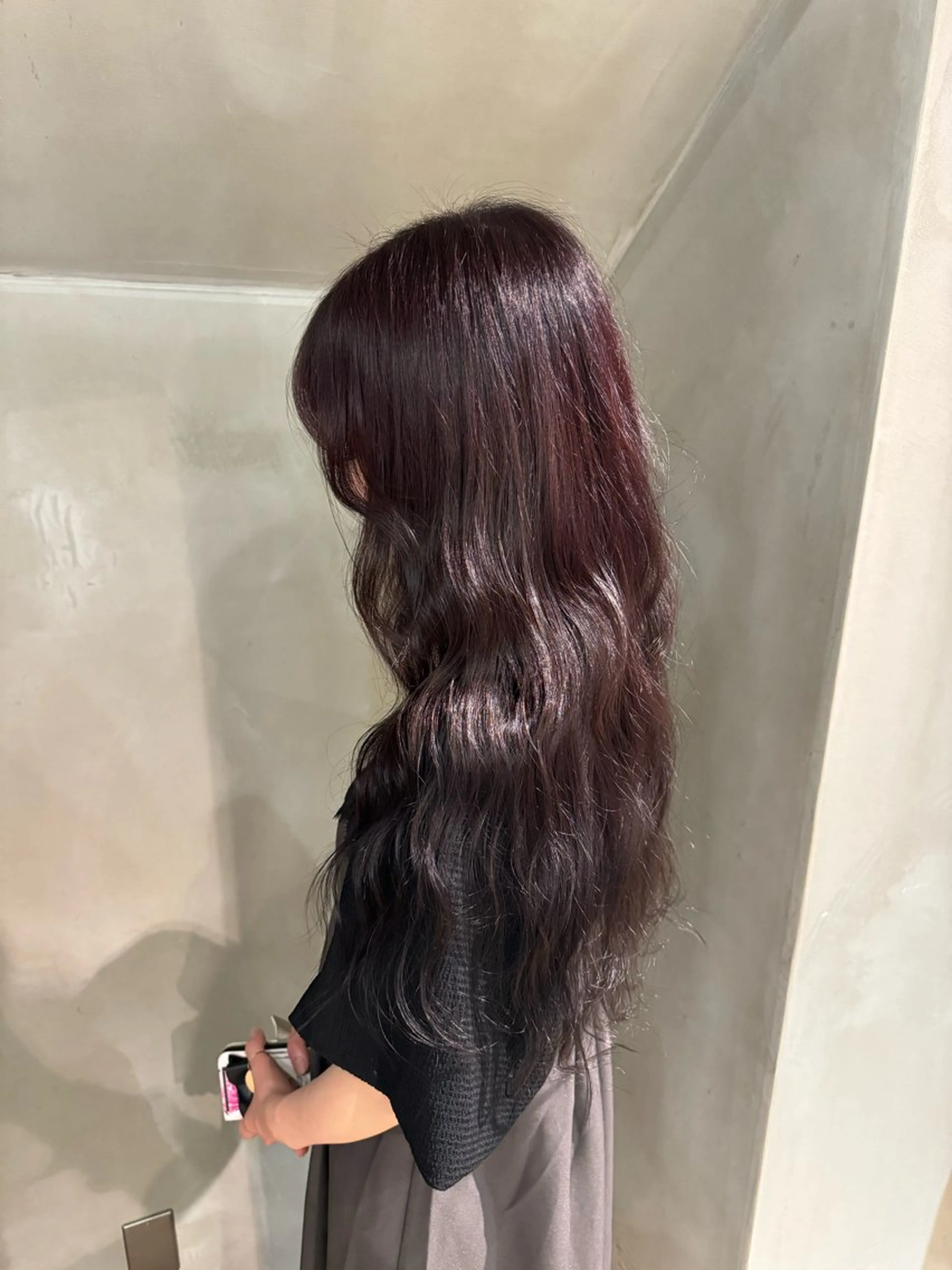 ロング カラー ラベンダーカラー ピンクカラー ピンクラベンダー Hina/カラー、 パーマモデル募集中のヘアスタイル