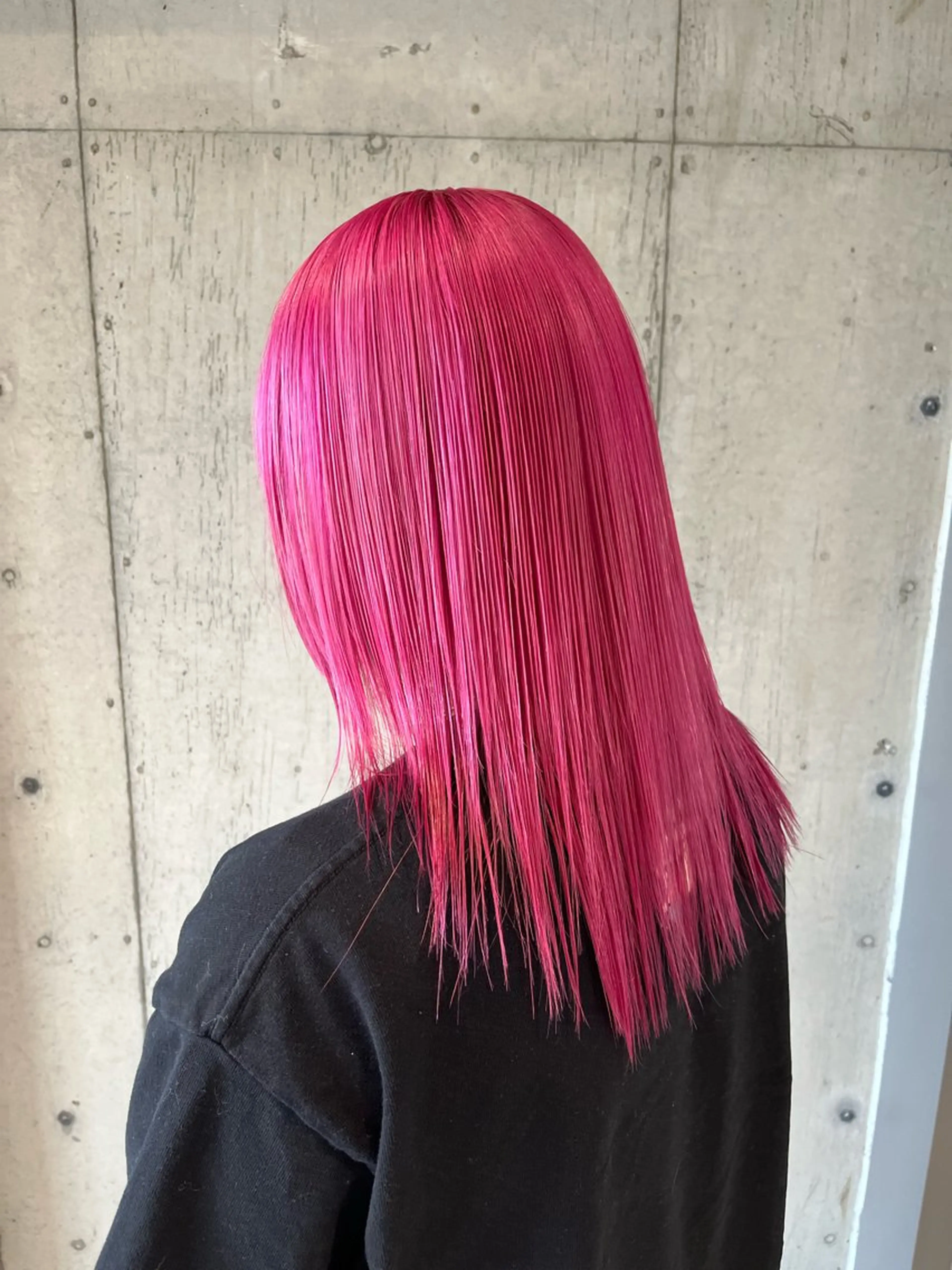 ミディアム カラー ヘアアレンジ カット ヘアカラー トリートメント 透明感カラー・ボブ リクト📸のヘアスタイル