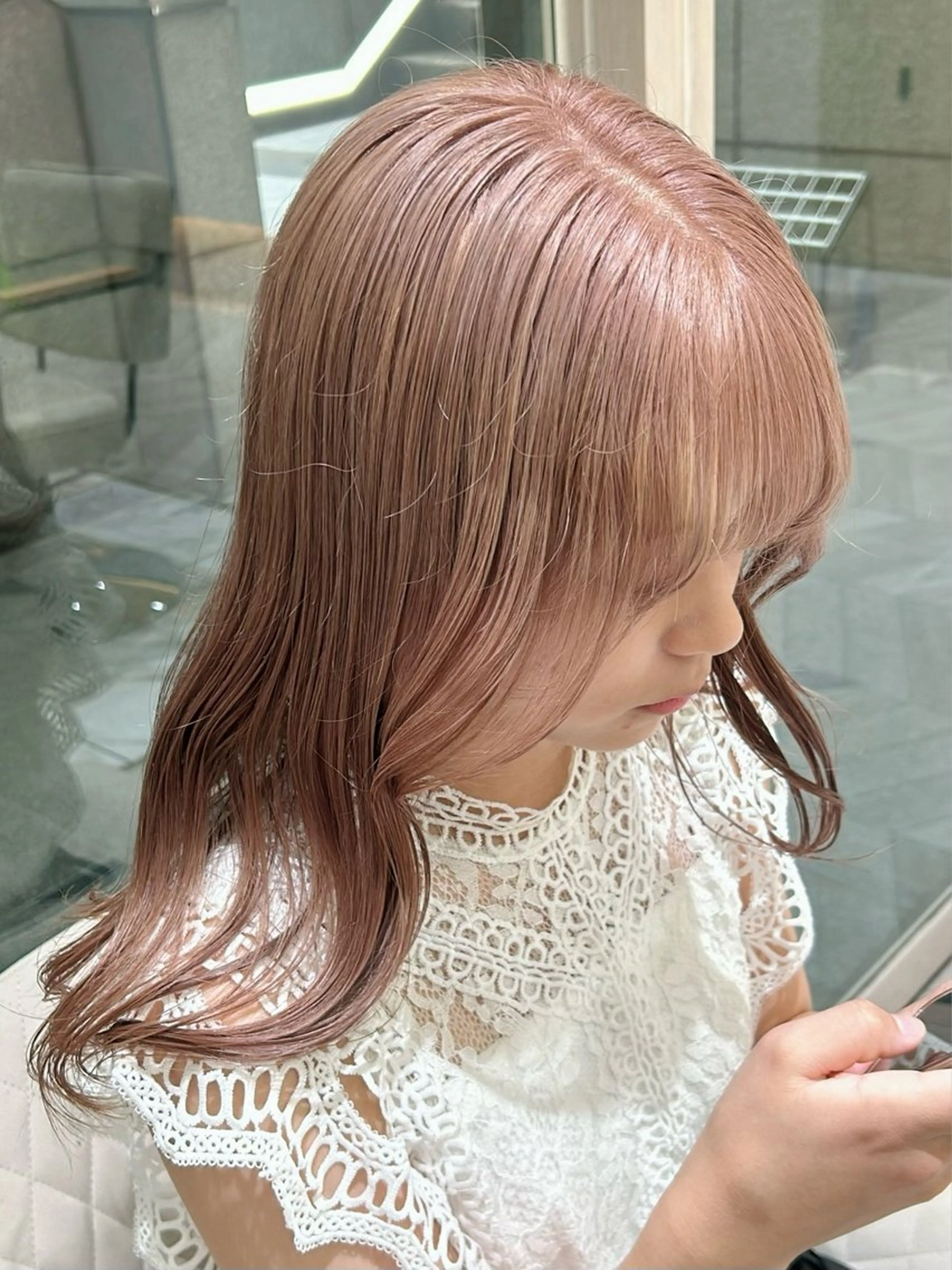 ロング カラー ヘアカラー 🦋sana🦋 🫧透明感カラー🫧のヘアスタイル