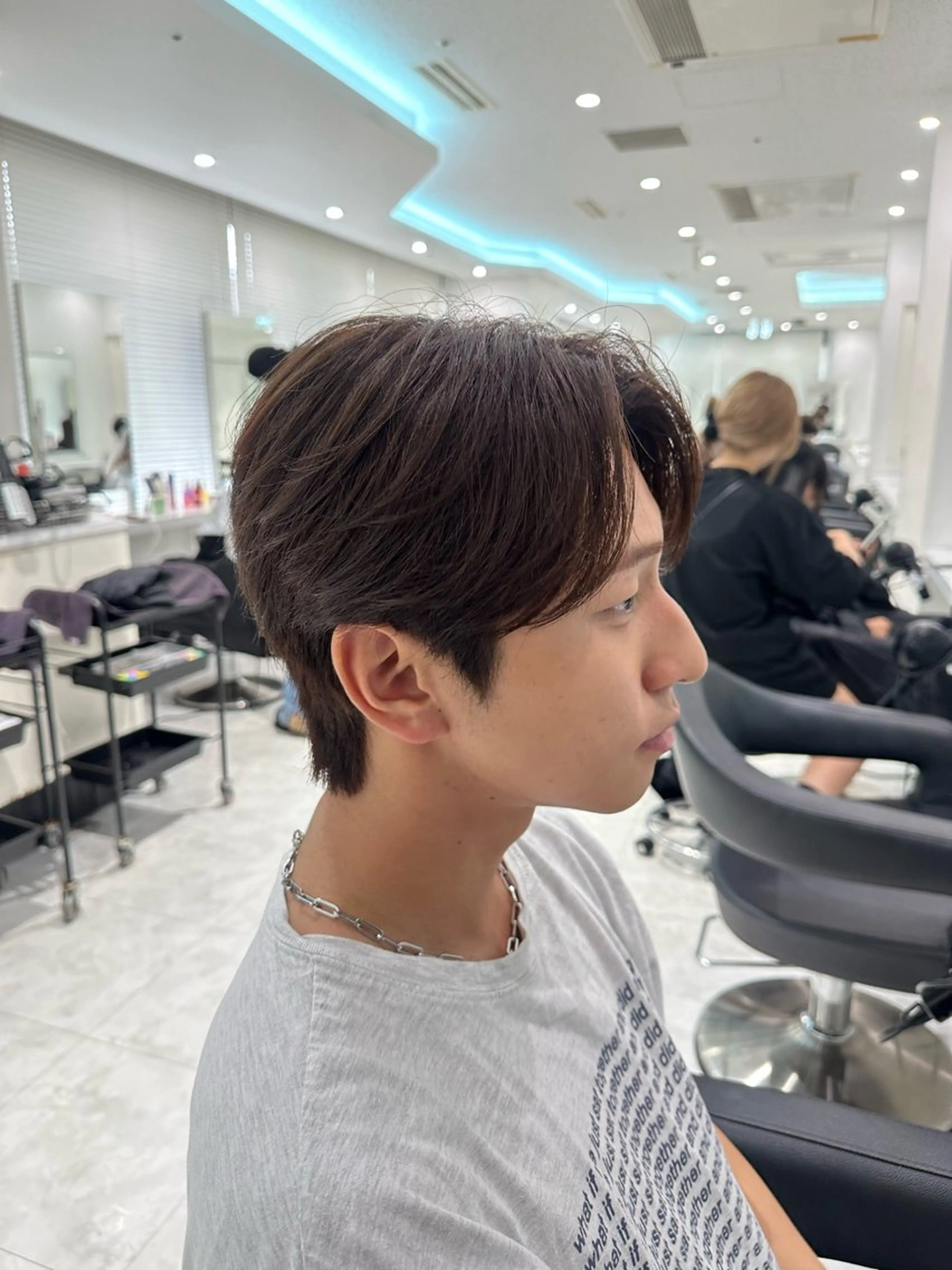 カラー メンズ カット ヘアカラー 🐺メンズパーマ マッシュ　あさひ🐺のヘアスタイル