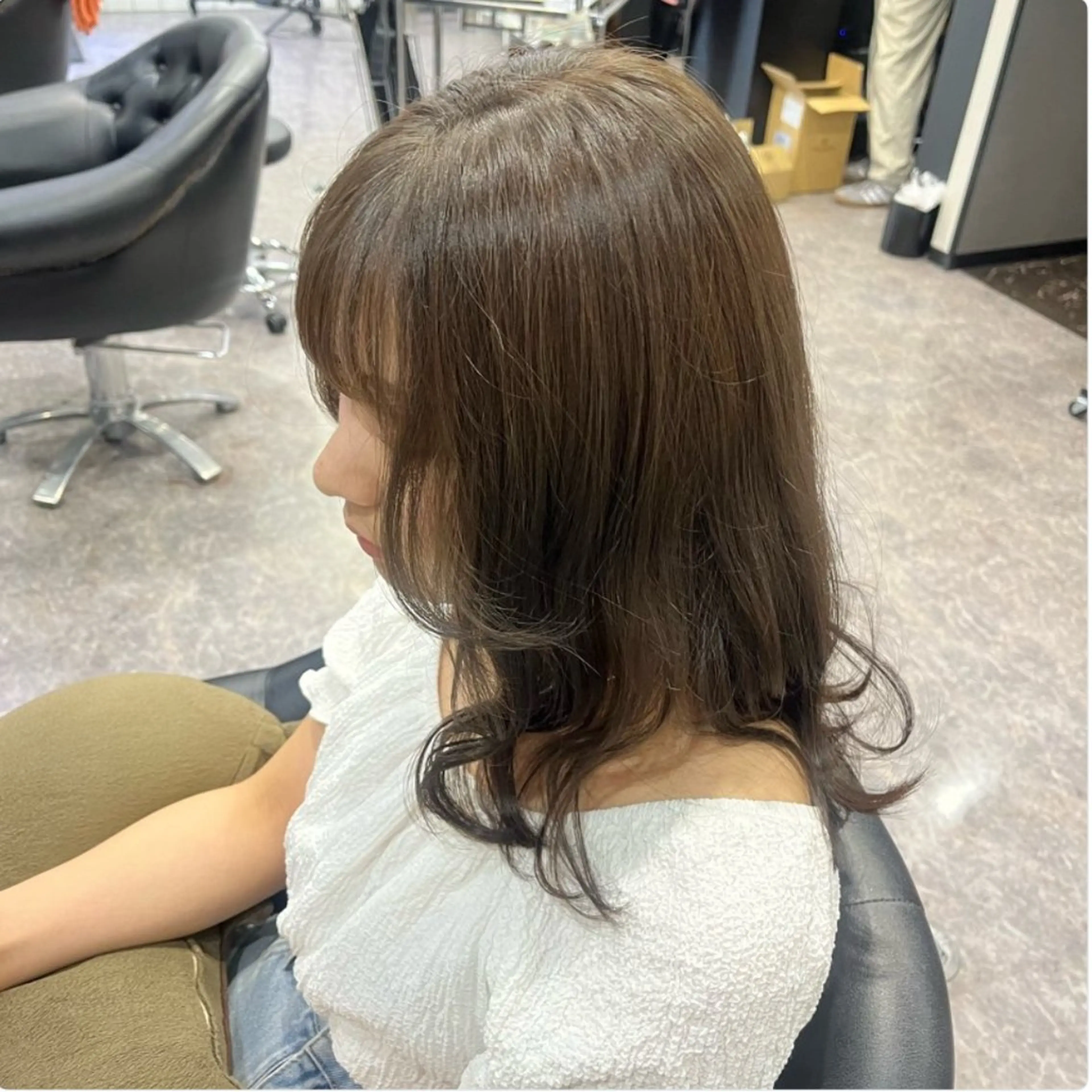 ロング カラー ヘアカラー 友滝 真菜美のマツエク・マツパデザイン