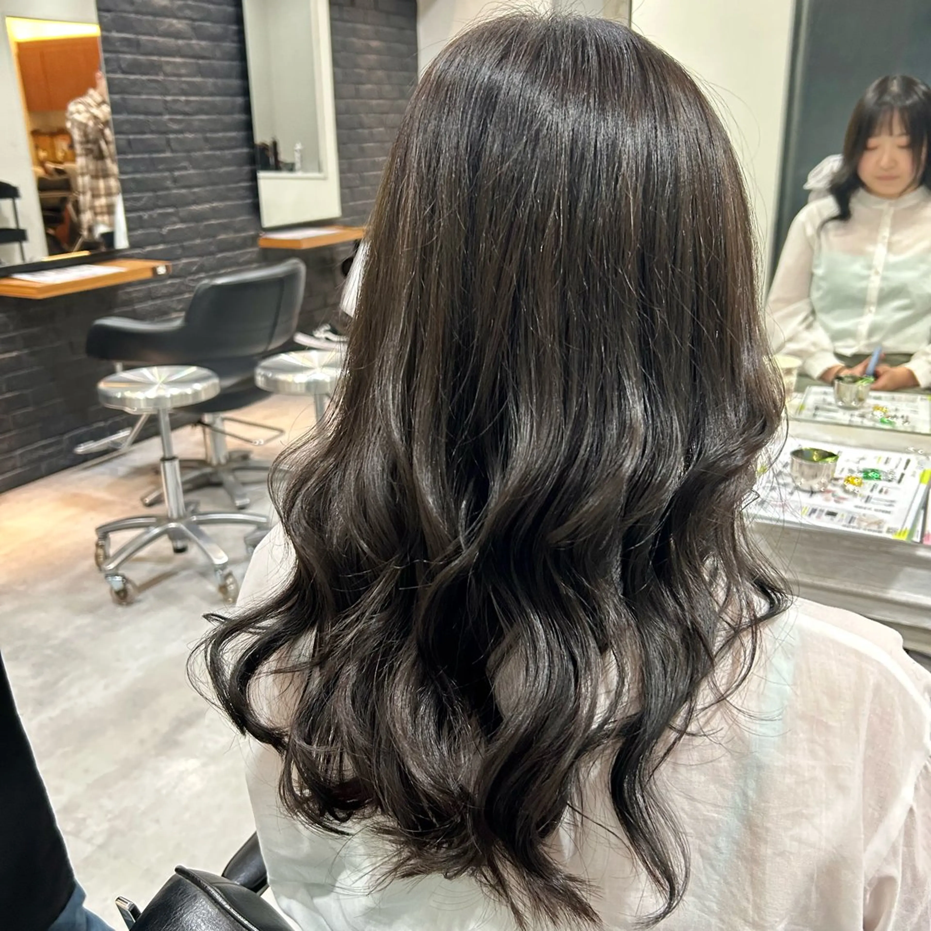 セミロング カラー Slap Dash 【スラップ ダッシュ】所属・髪質改善カラー 🧸かりん🎀‪のヘアスタイル