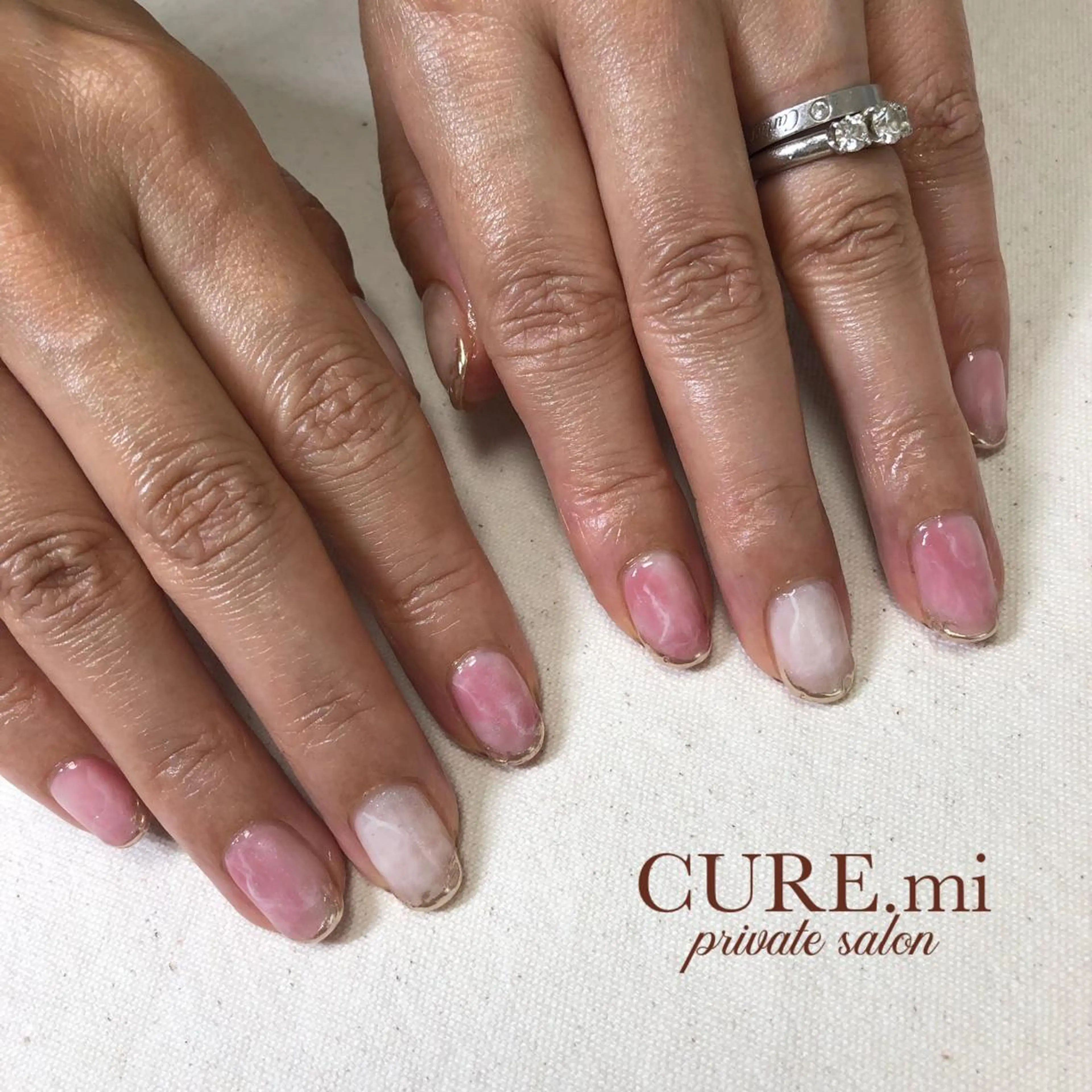 ネイル 大理石ネイル(マーブル) ハンドネイル ハンドケア 伊藤 美香のその他イメージ