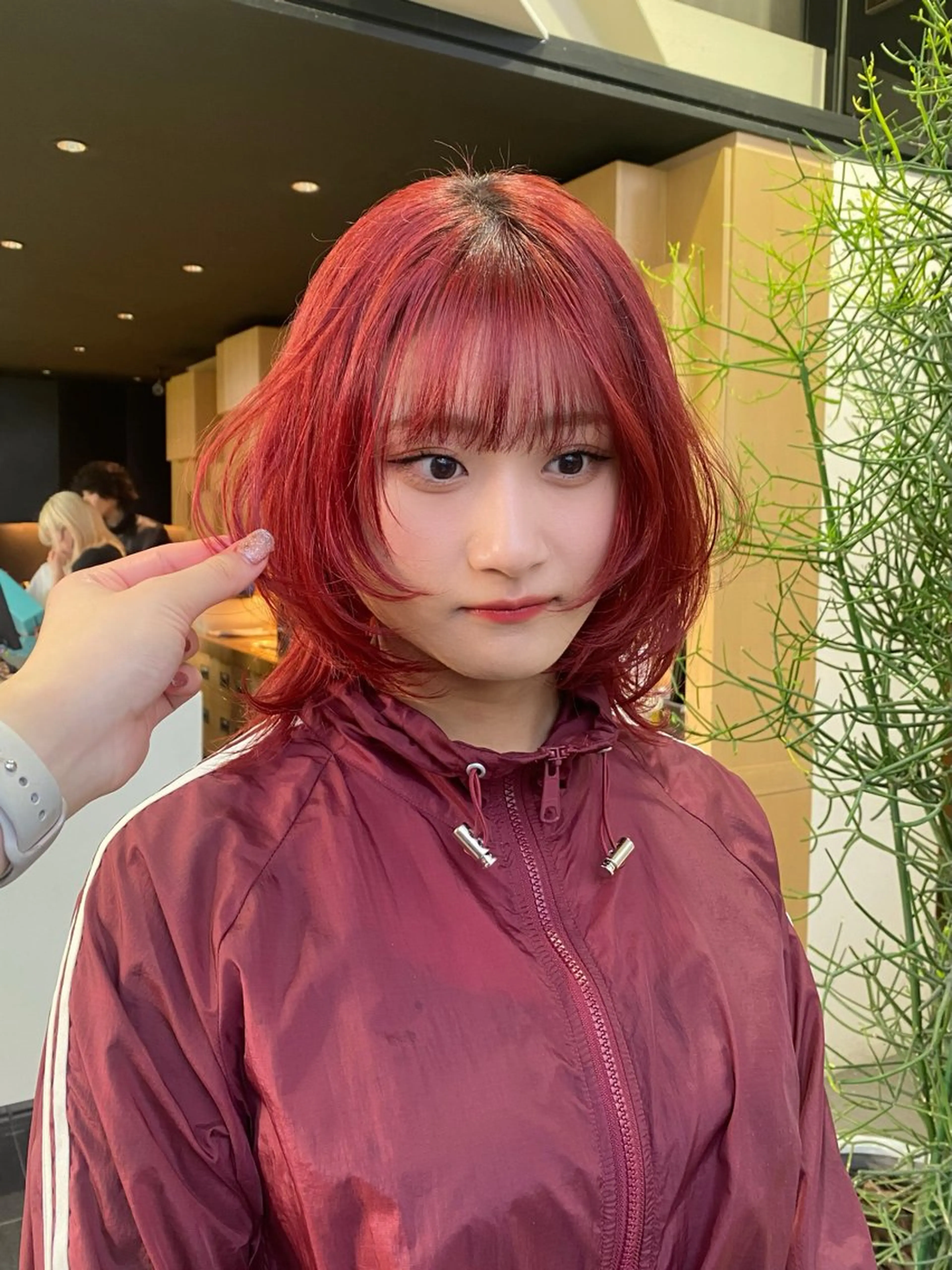 ミディアム カラー ヘアカラー トリートメント ネイリスト/ ヘアセット　hinaのヘアスタイル