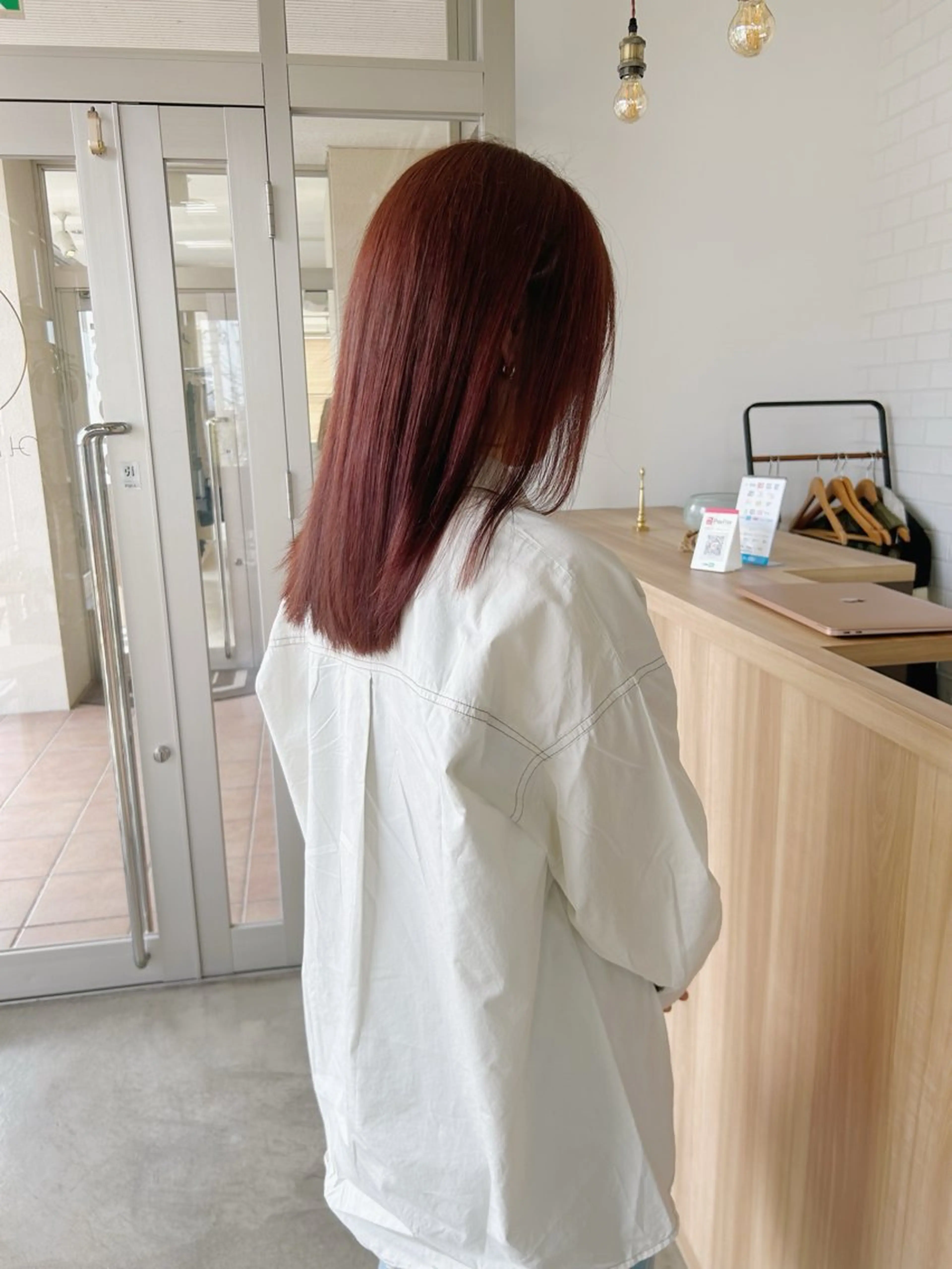 カラー ヘアカラー トリートメント 津田 七美希のヘアスタイル