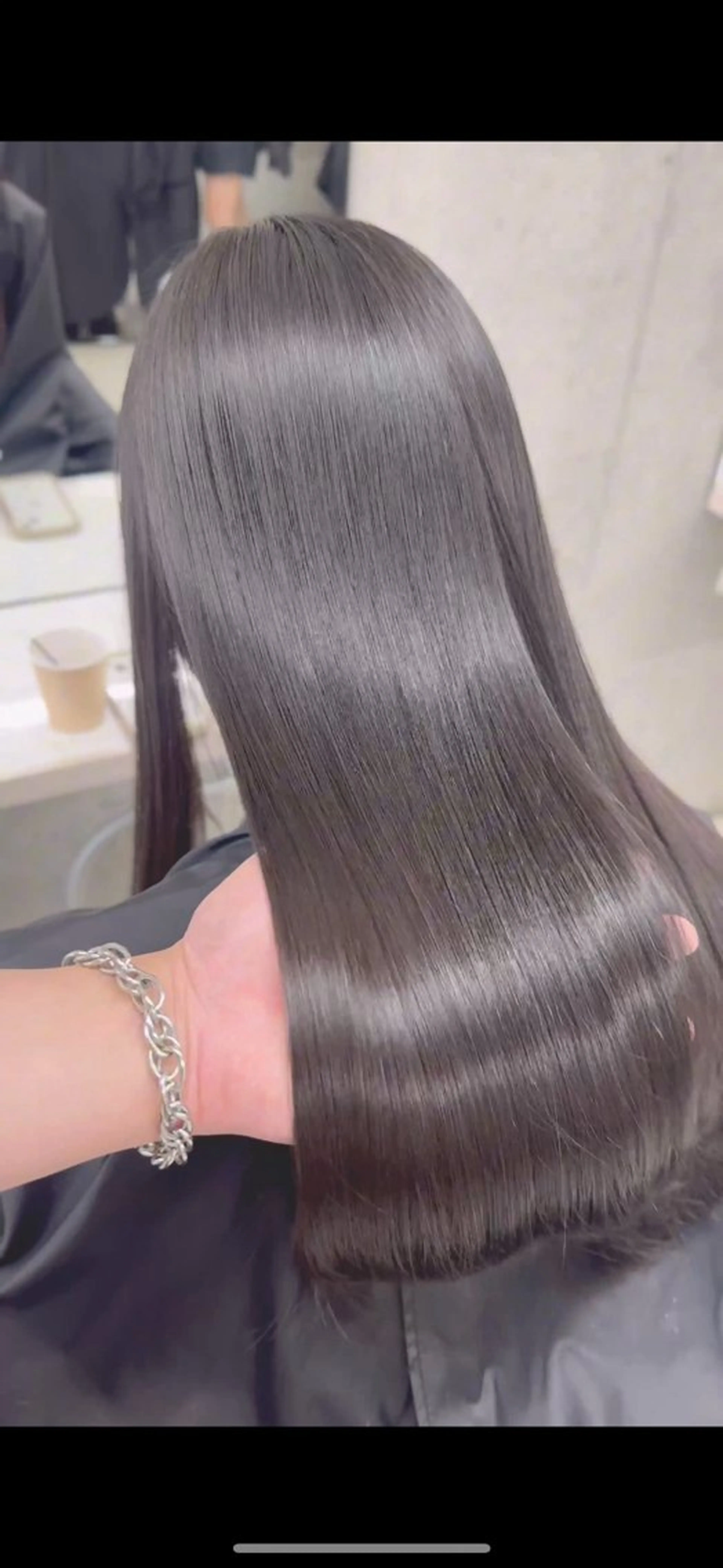 ロング 縮毛矯正 トリートメント 縮毛矯正 トリートメント うる艶ヘア♡韓国好き 透明感　shotaのヘアスタイル