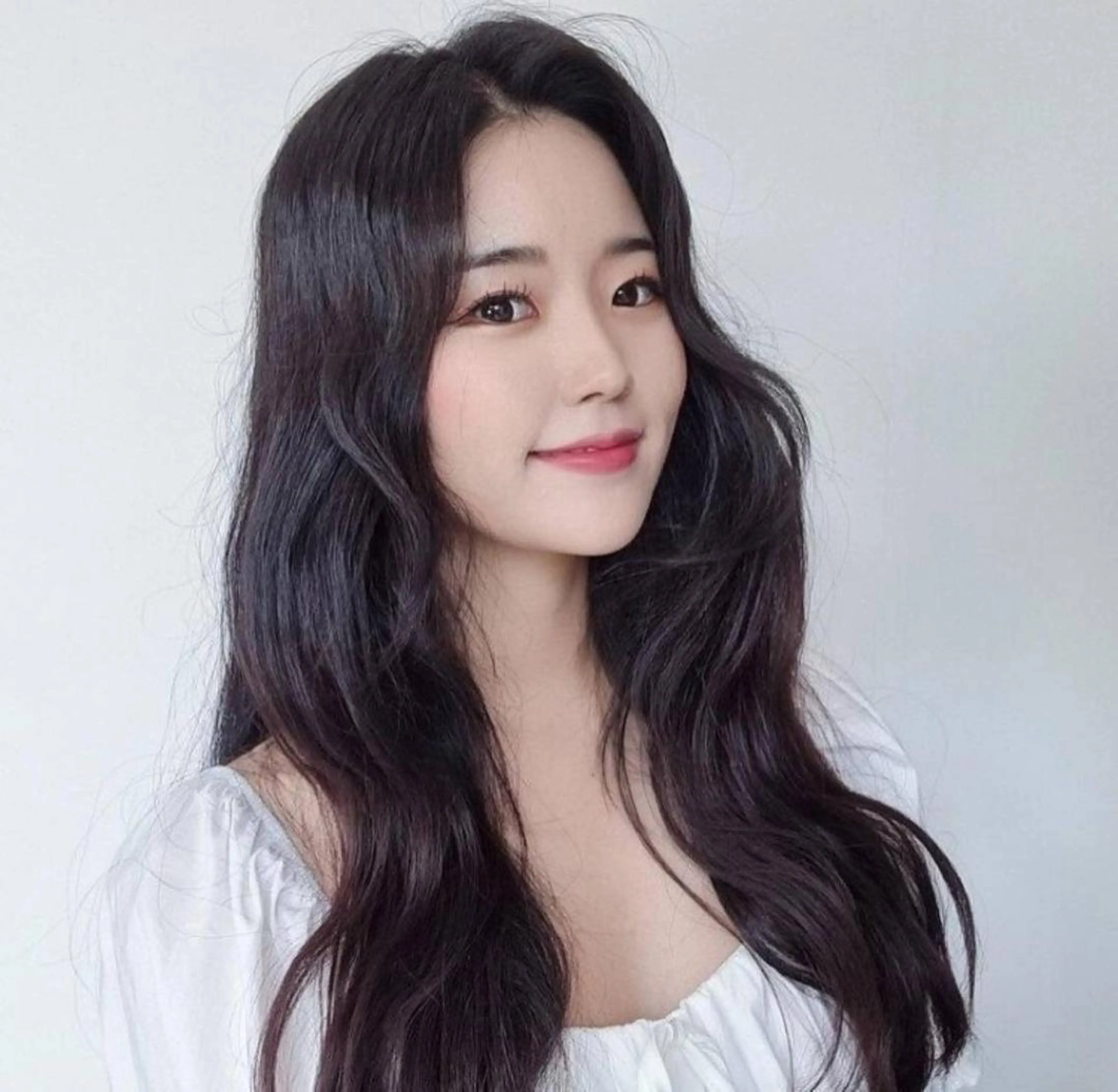 ロング 韓国特化エクステ🟨 エクステのヘアスタイル