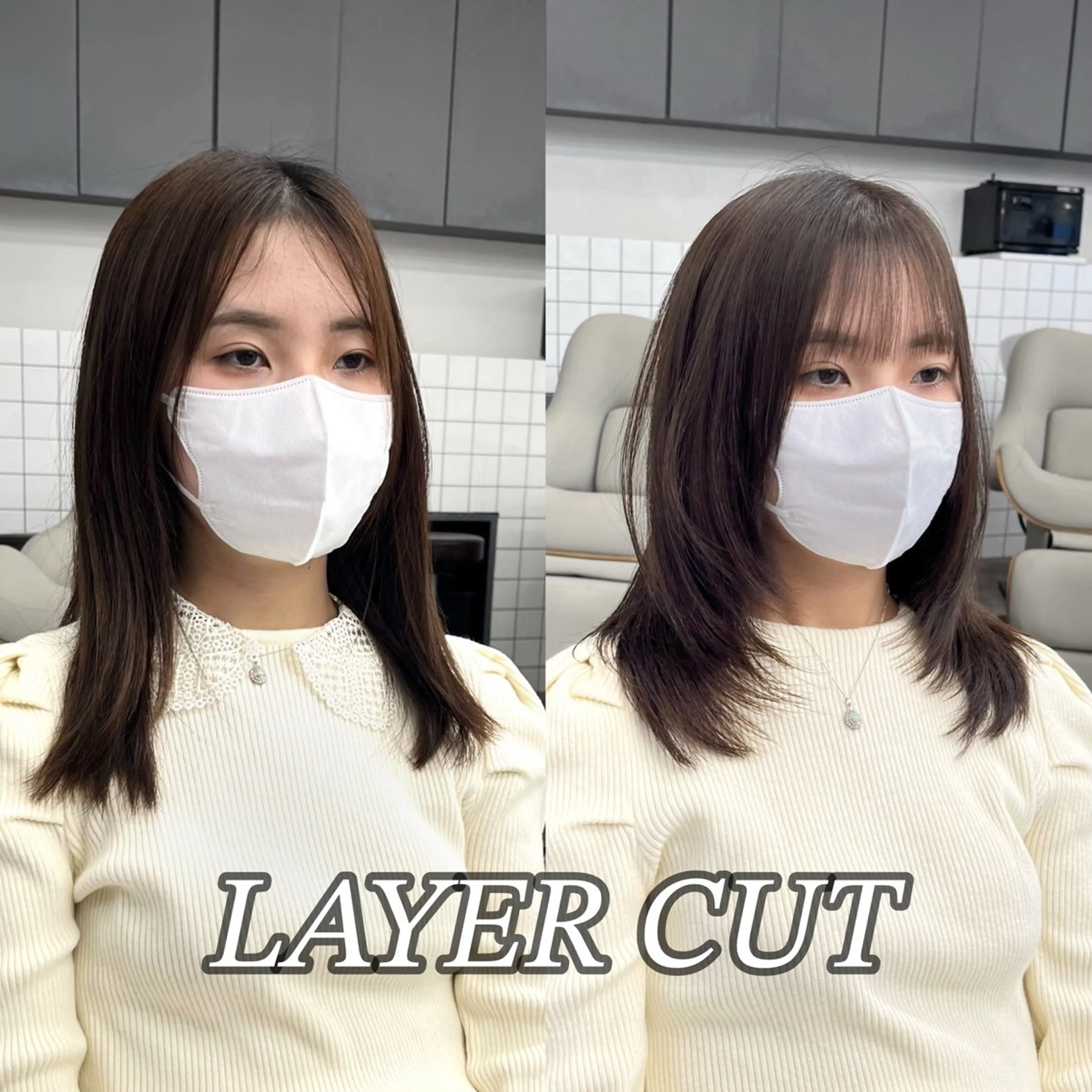 ミディアム カラー パーマ ヘアアレンジ メンズ レイヤーカット 韓国ヘア×顔まわり 🇰🇷和知拓郎のヘアスタイル
