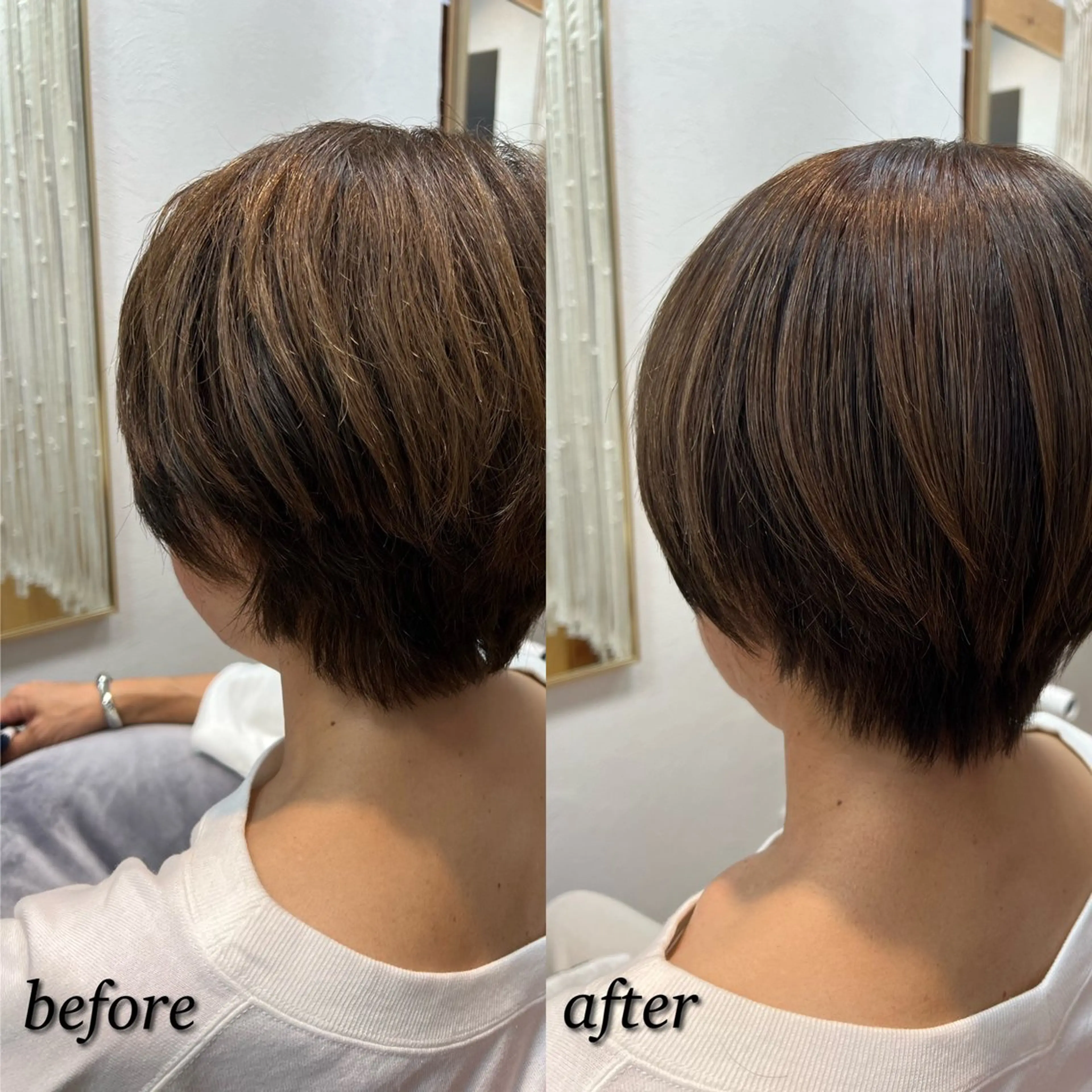 ショート 髪質改善 カット ヘアカラー 縮毛矯正 トリートメント 髪質改善美容室bokuno所属・長井 秀明のヘアスタイル
