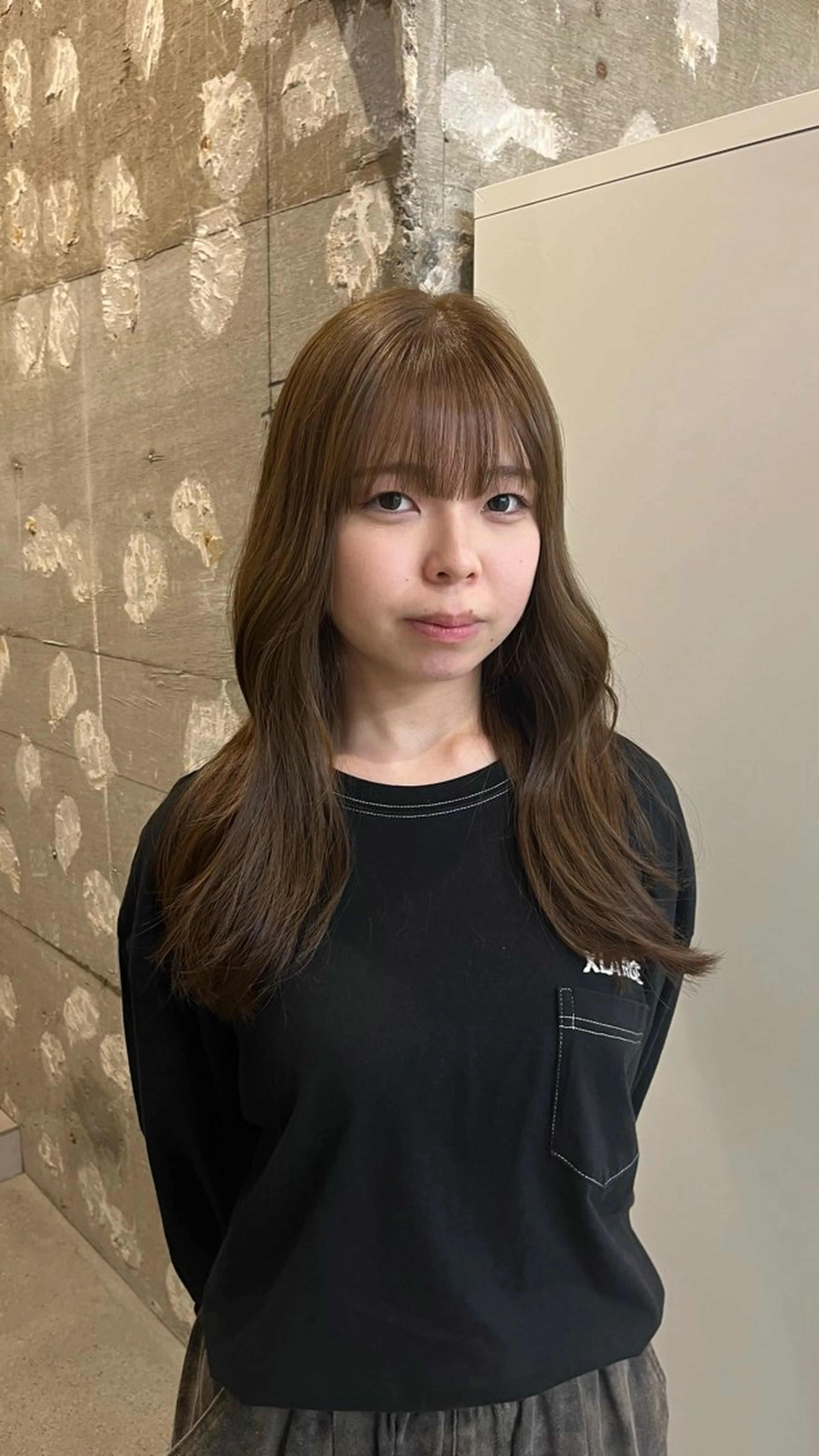 ロング カット ヘアカラー riko／ SYS by fitのヘアスタイル