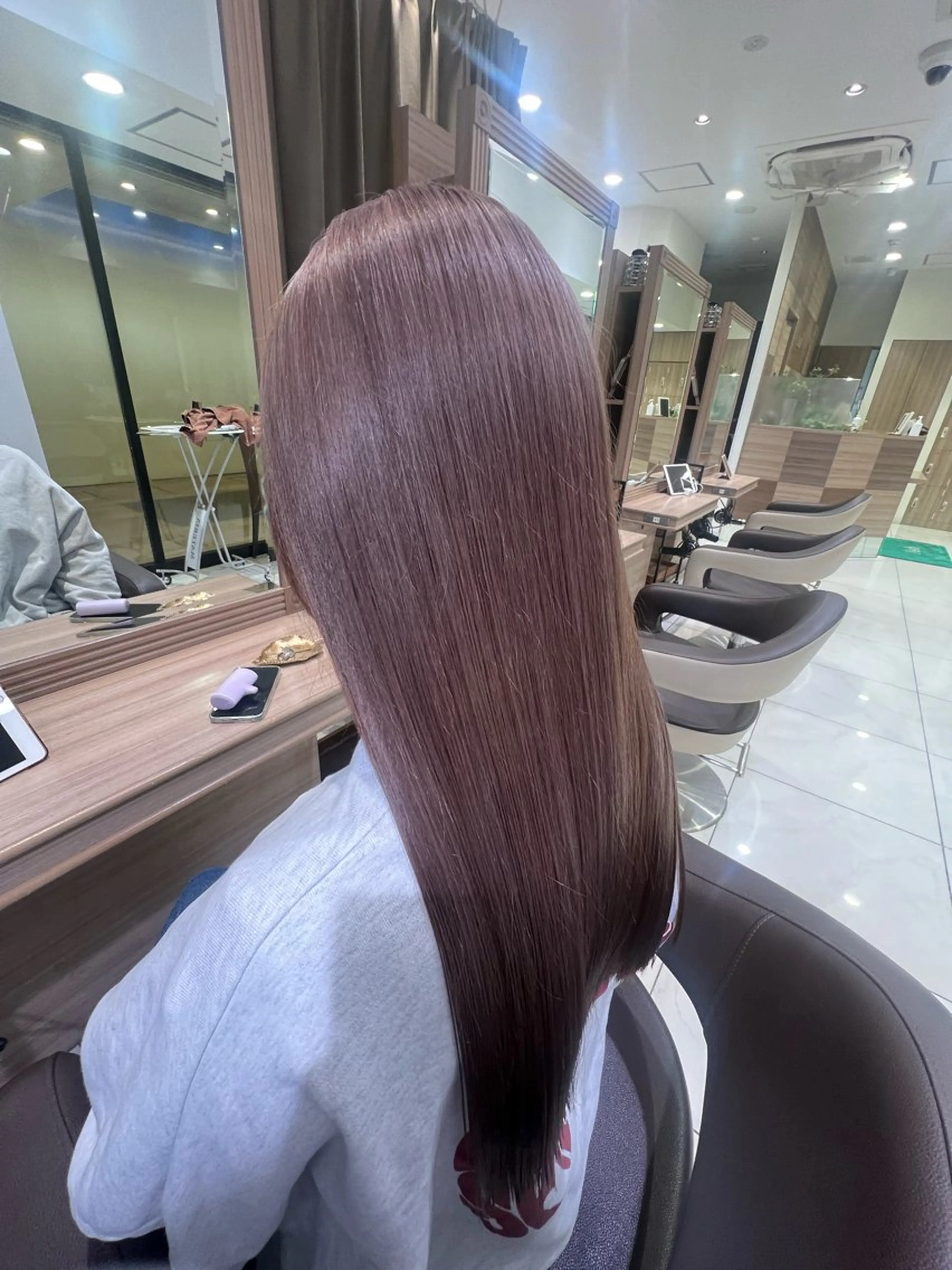 ロング カラー ブリーチ ケアブリーチ ハイトーンカラー トリートメント miyu♡🎀 ダブルカラー🩰♡のヘアスタイル