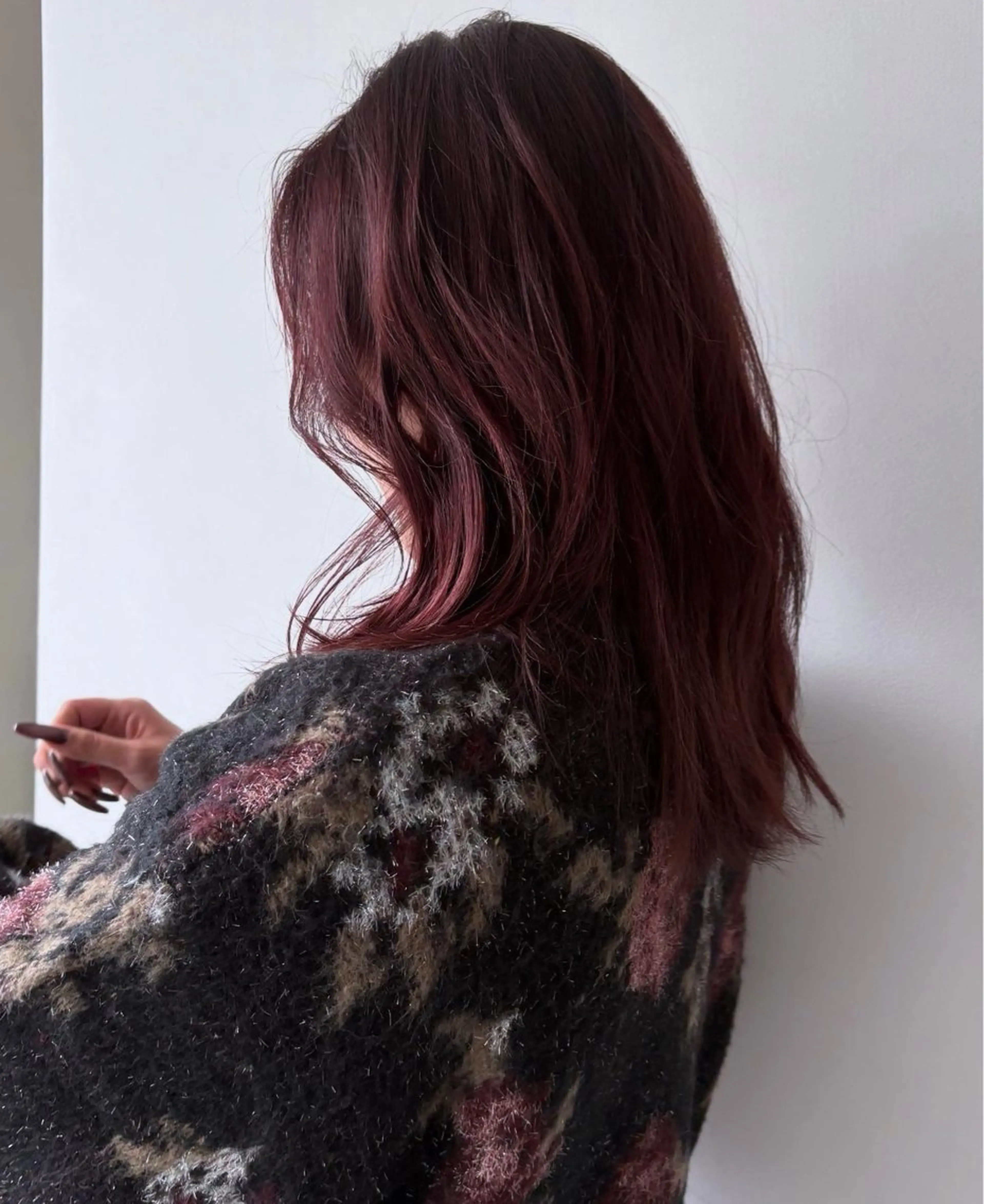 ロング カット ヘアカラー 鍬塚 聖哉のヘアスタイル