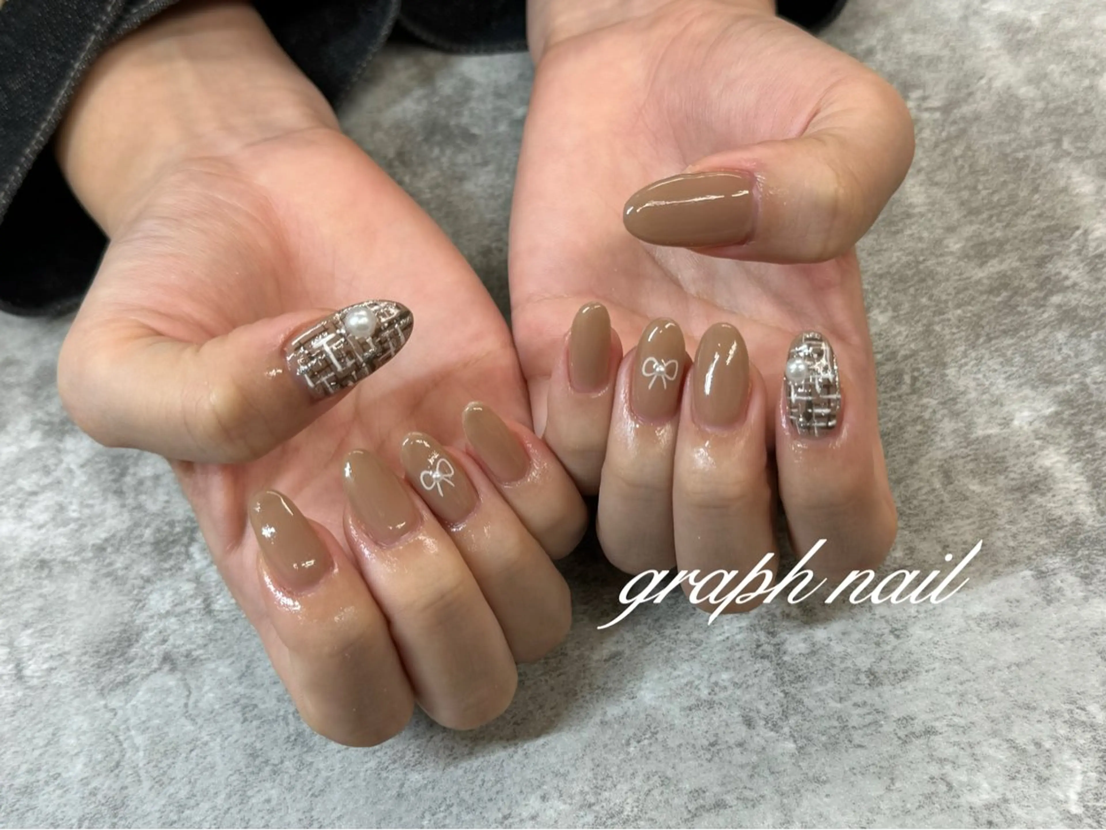 ネイル ハンドネイル graph nail【グラフ ネイル】所属・graphnail‪ ‪‪❤︎‬manaのネイルデザイン