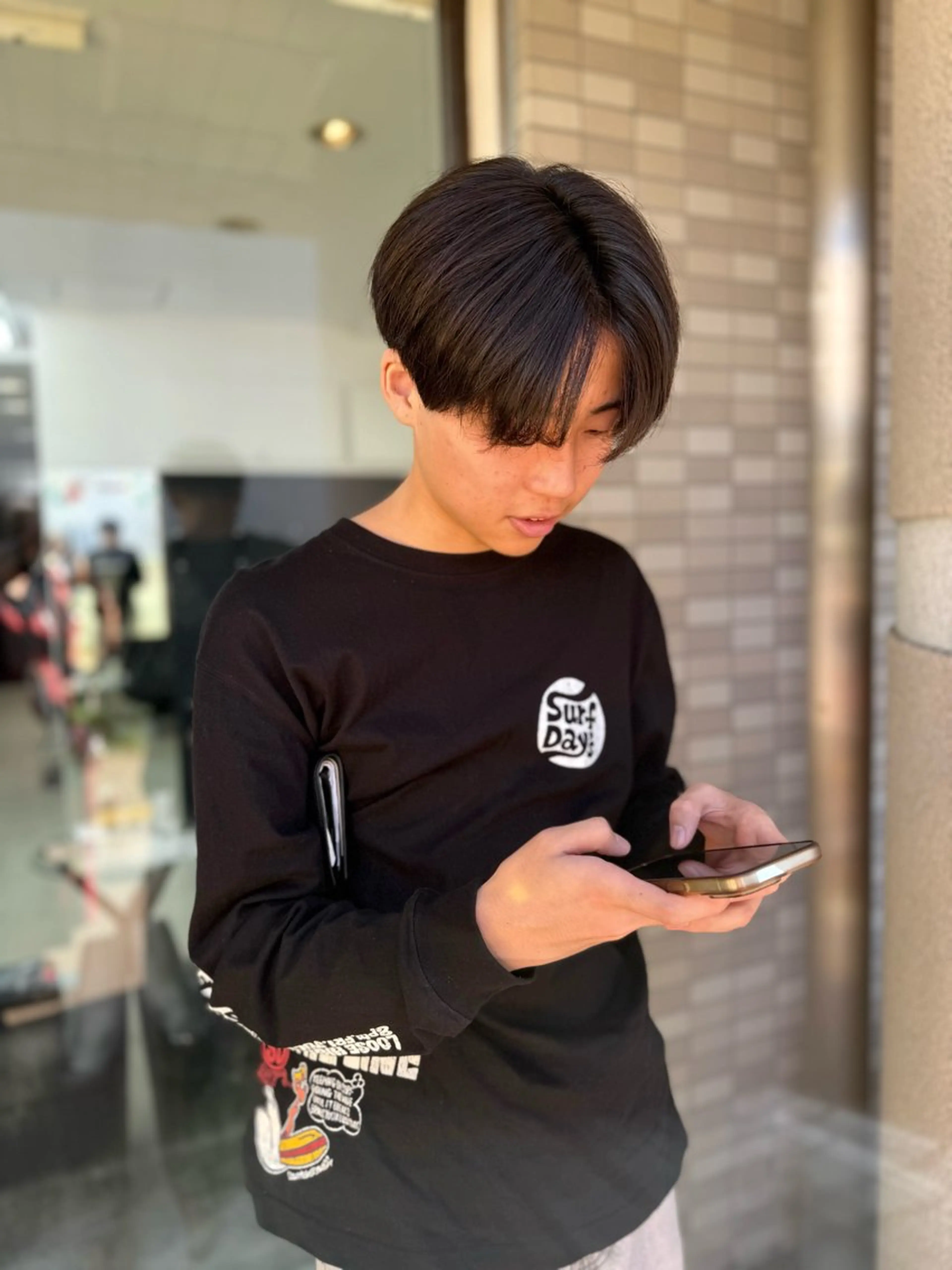 ショート パーマ メンズ 縮毛矯正 カット 縮毛矯正 メンズパーマの達人 /タカシマ　ダイスケのヘアスタイル