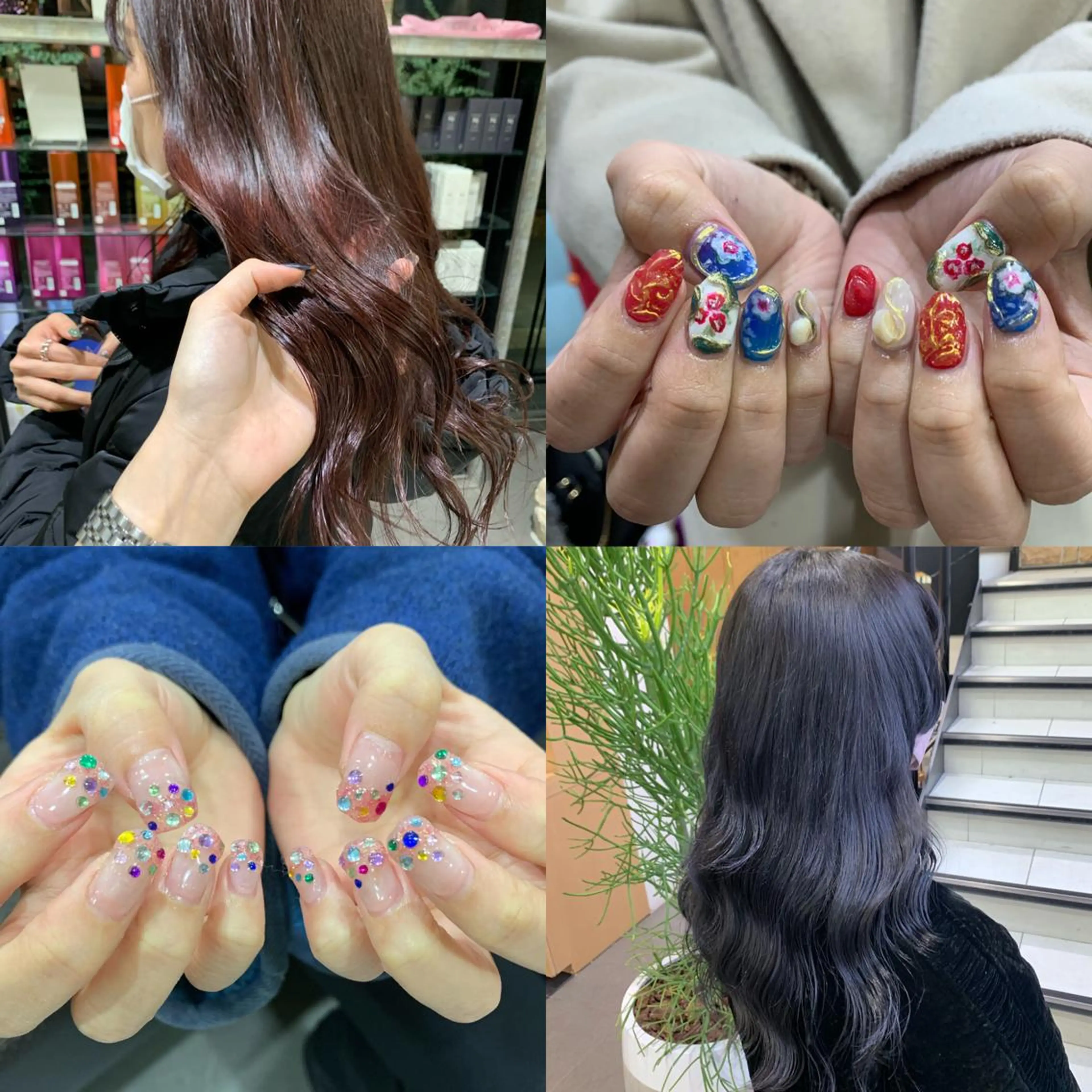 カラー ネイル 海外girl🤎 透明感ベージュmaoのヘアスタイル