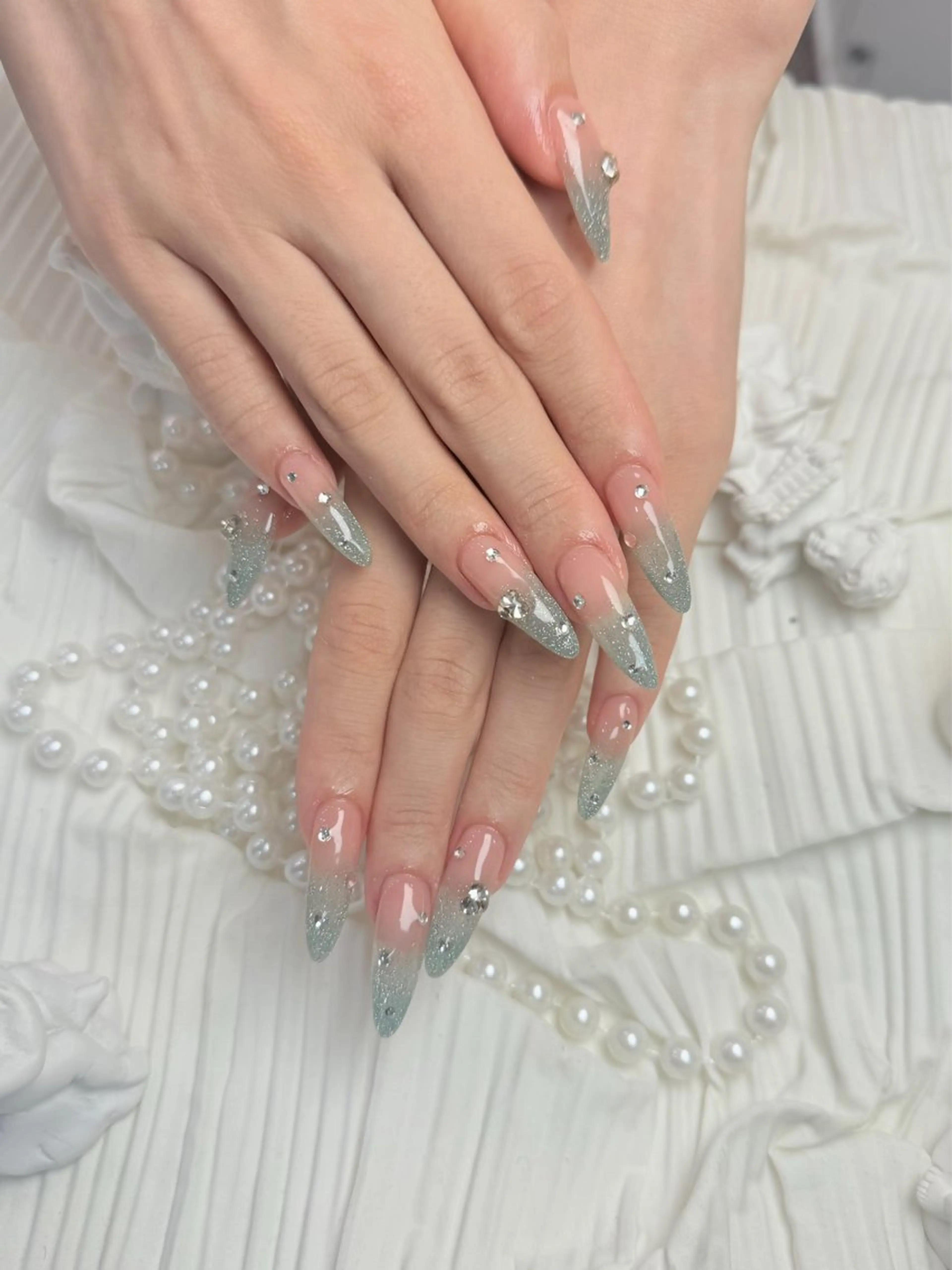 ネイル アートネイル フットネイル ジェルネイル ハート マグネットネイル My nail所属・babarla Nailのネイルデザイン