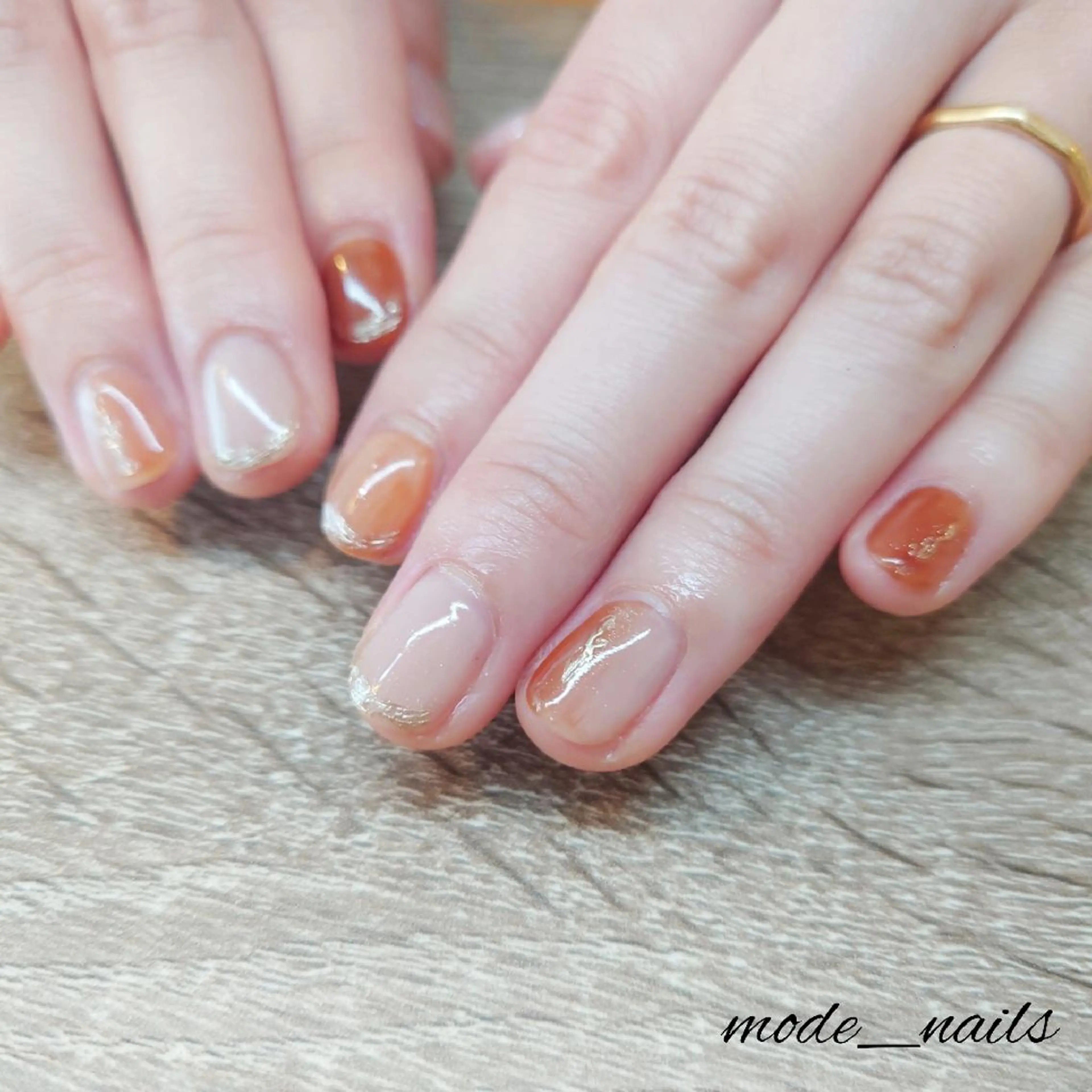 ショート ネイル 滋賀県草津市ネイル mode_nailsのネイルデザイン