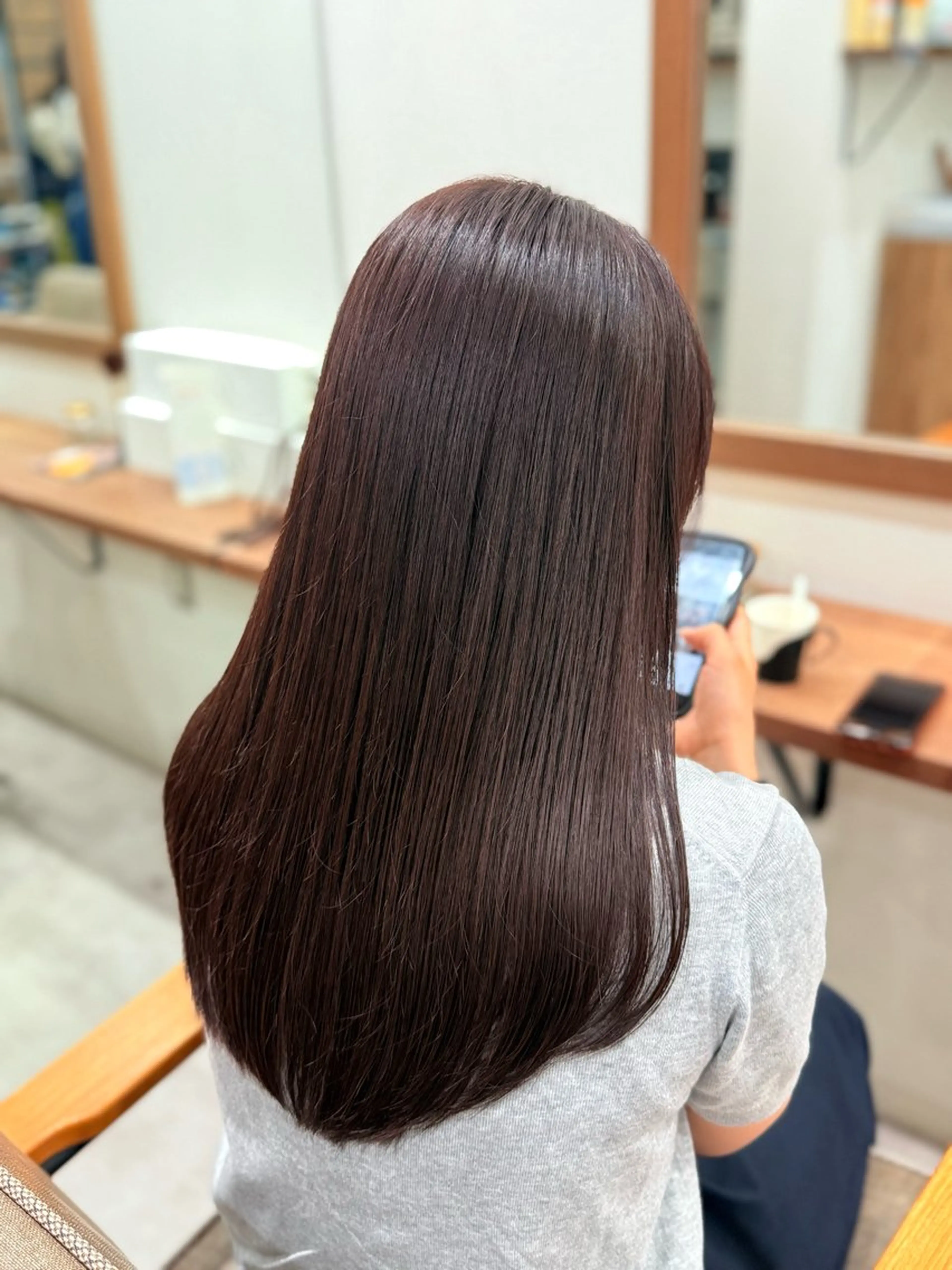 🩵手触り抜群♡カット+TOKIOストレート＋TR🩵16500円の写真