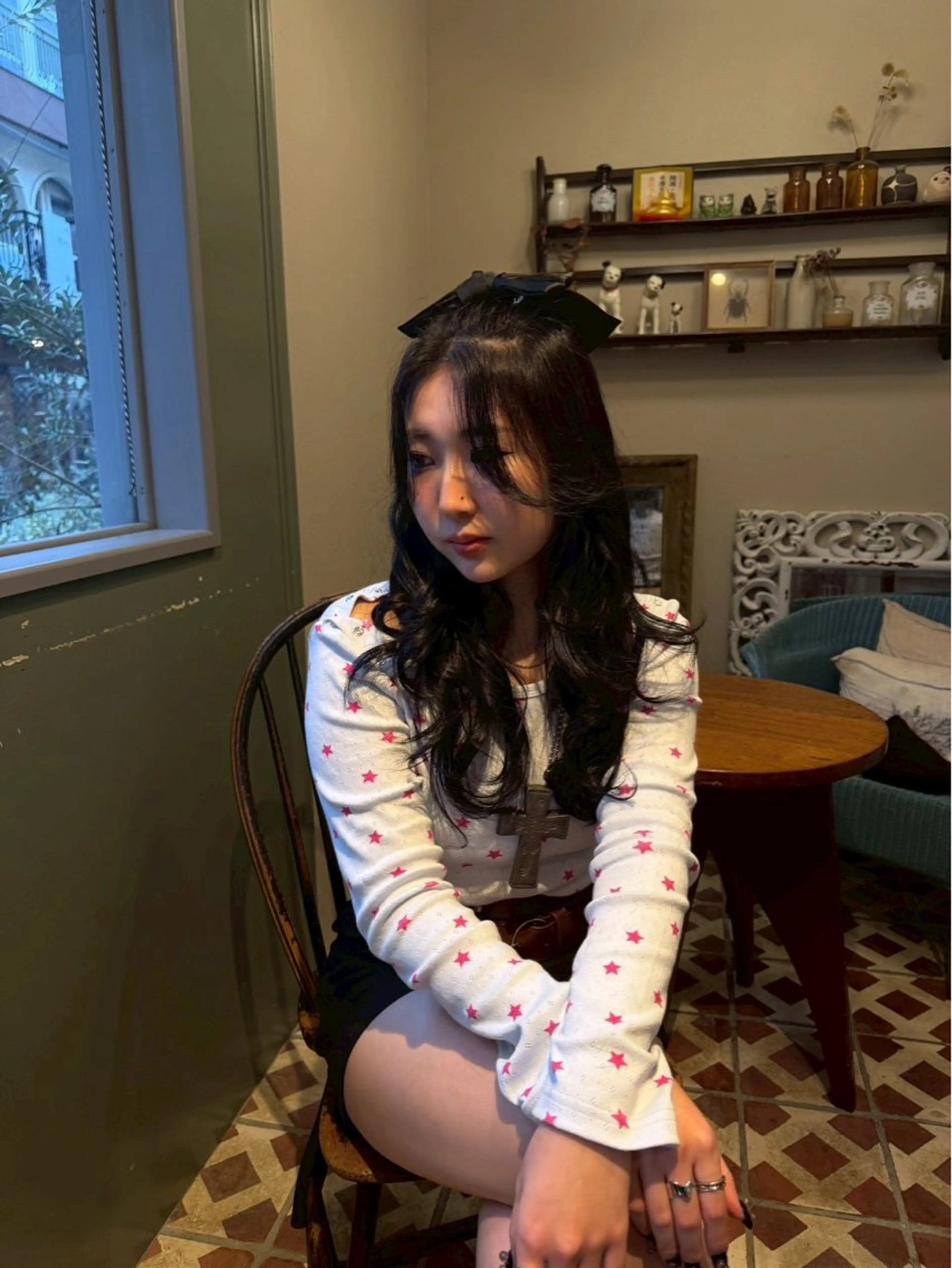 コテ巻きの写真