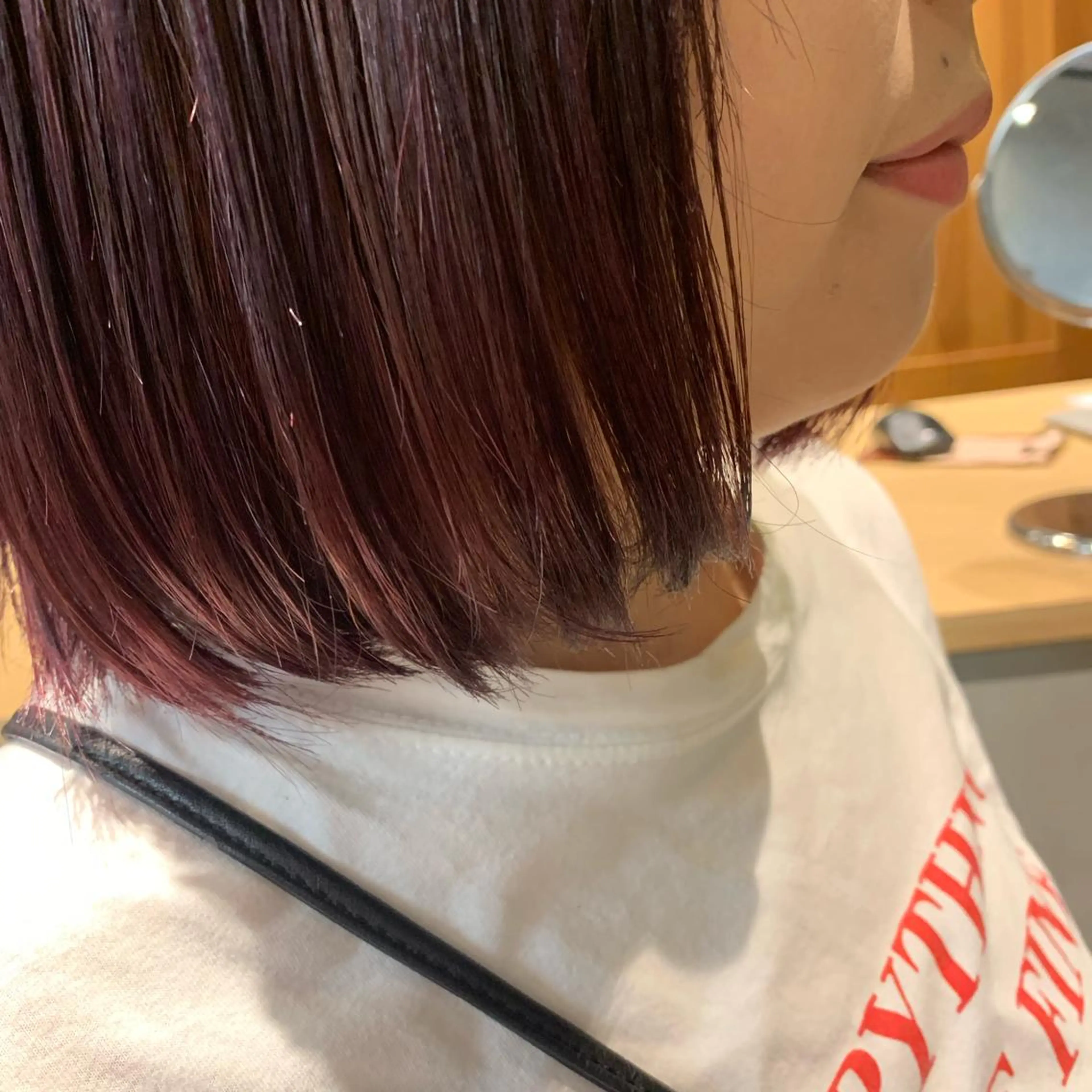 ショート マホ/日吉/髪質改善 /レイヤー/ガーリーのヘアスタイル