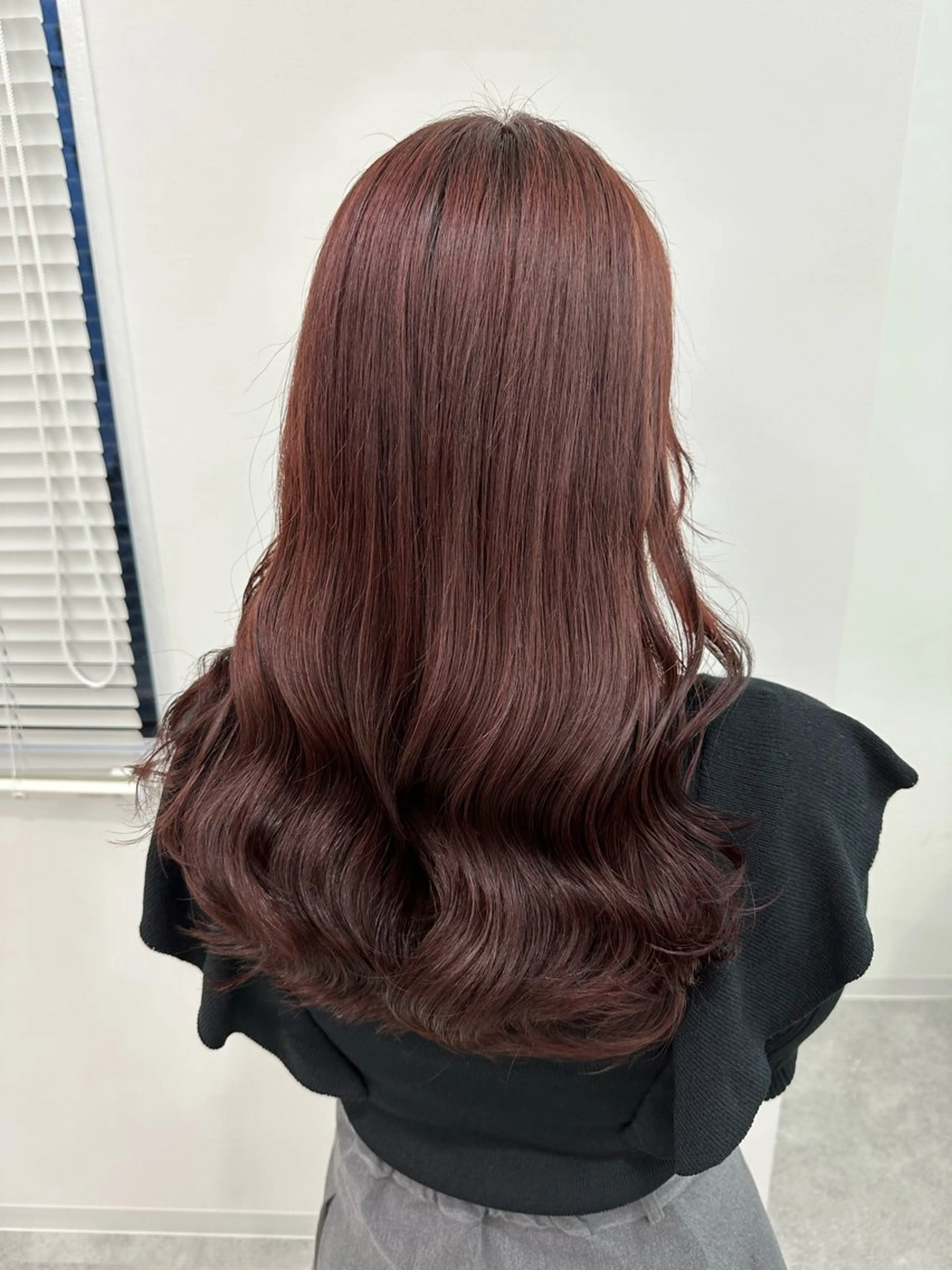 セミロング カラー カット ヘアカラー 🍒ワイン系 ウルフカット🍒拓未のヘアスタイル