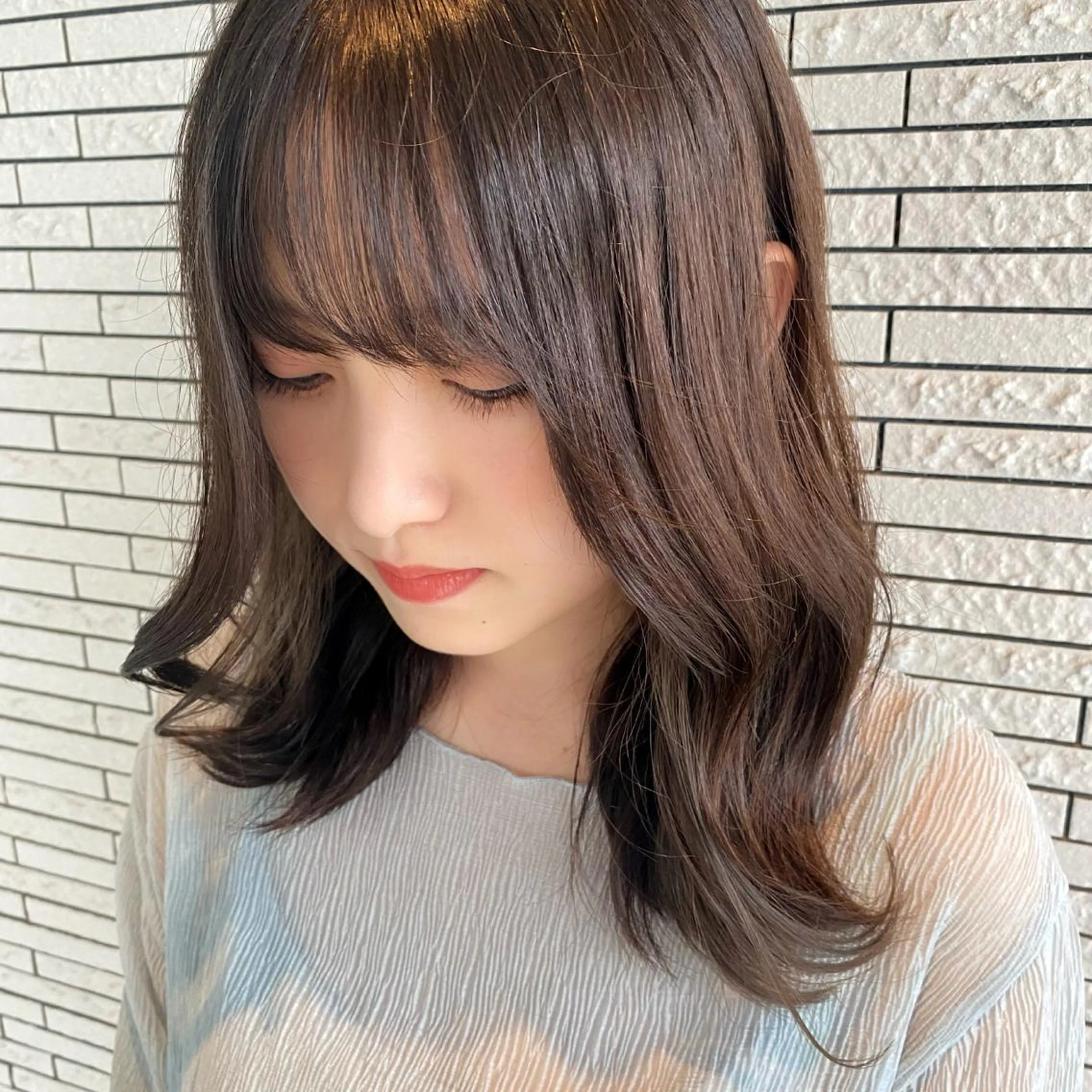 ミディアム RURI韓国ボブ 🇰🇷タッセルボブのヘアスタイル