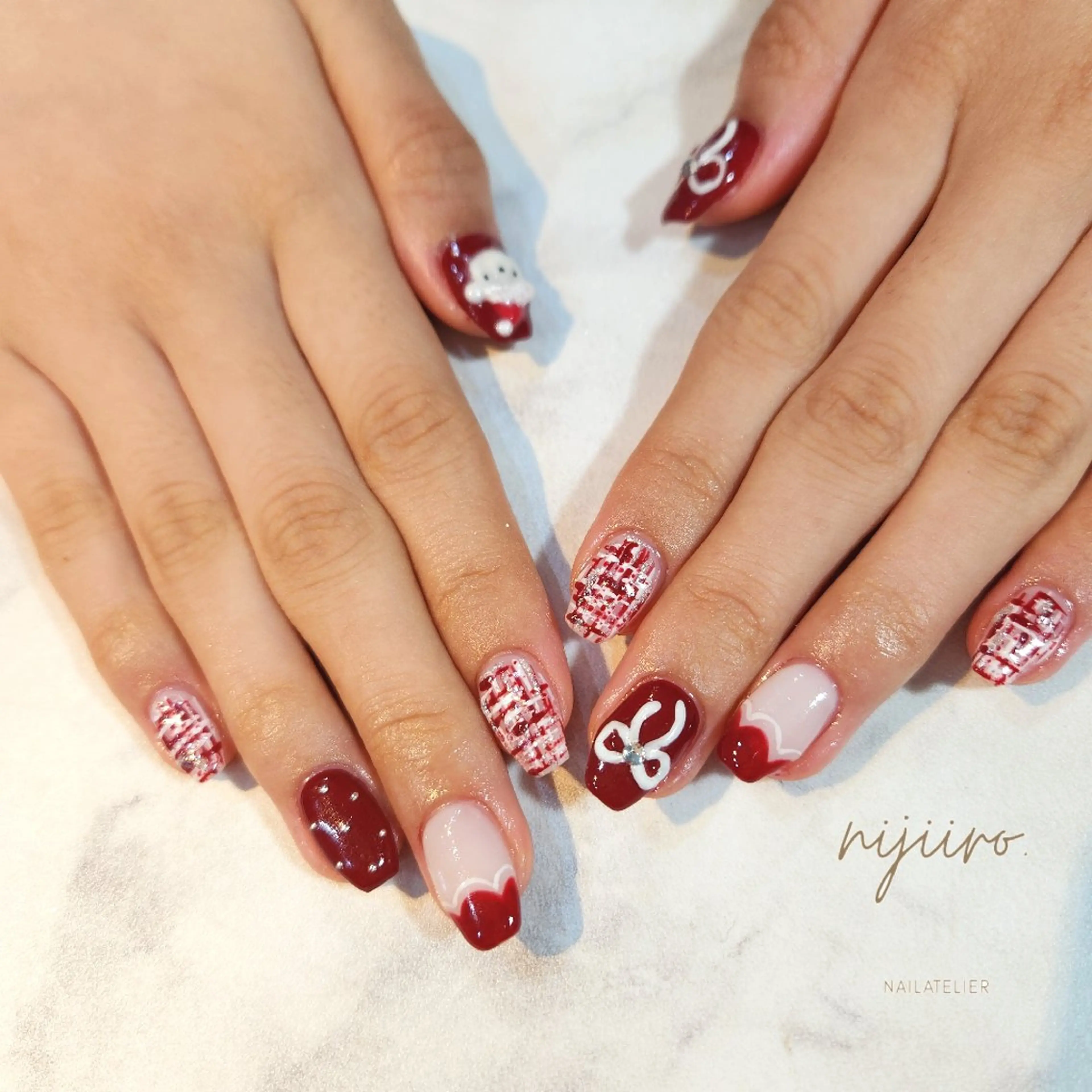 ネイル ハンドネイル nailatelier nijiiro.所属・nijiiro🌈 サトウのネイルデザイン