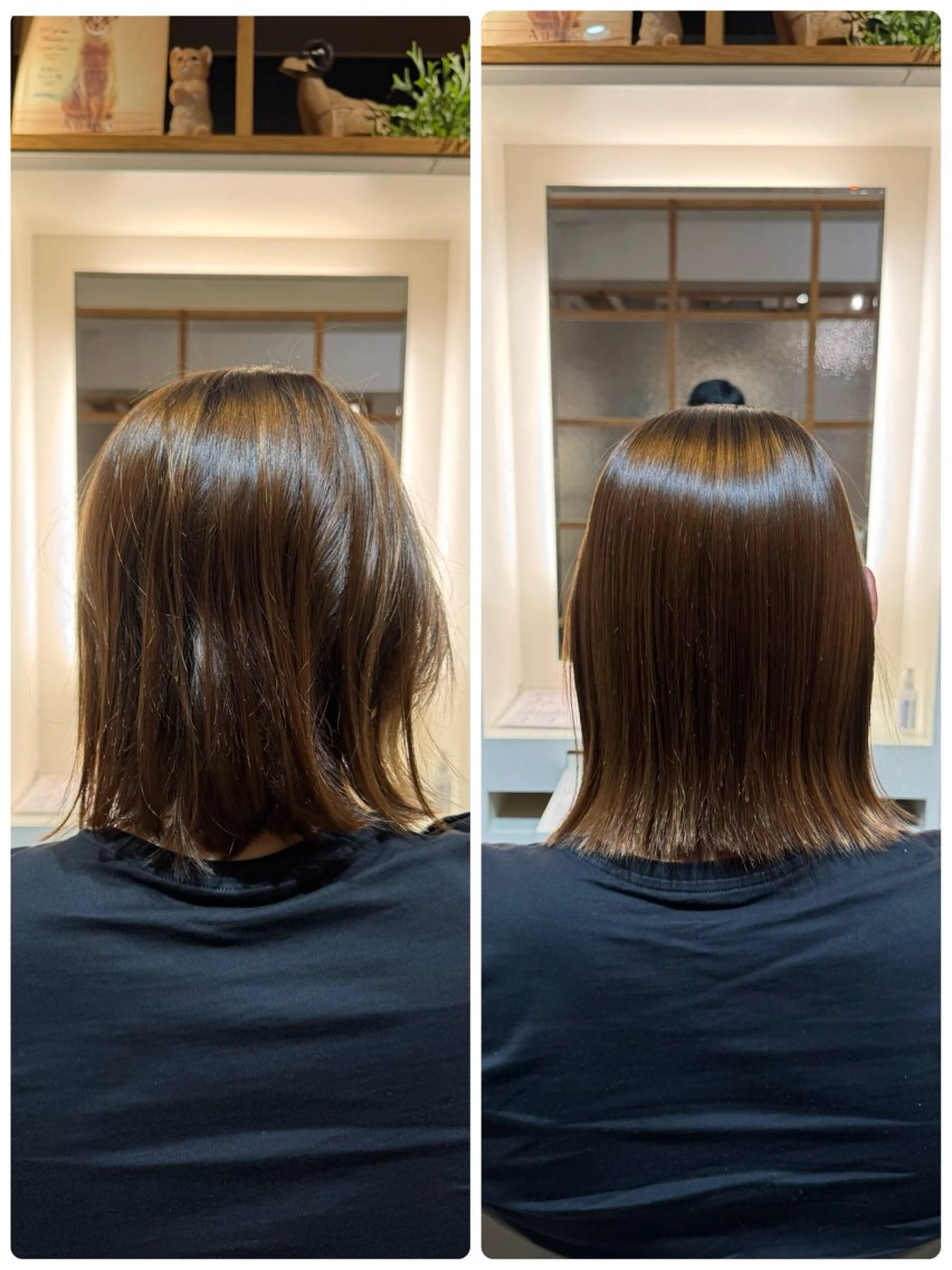 セミロング カット 縮毛矯正 トリートメント afloatkobe所属・美髪/髪質改善 川口凌弥のヘアスタイル
