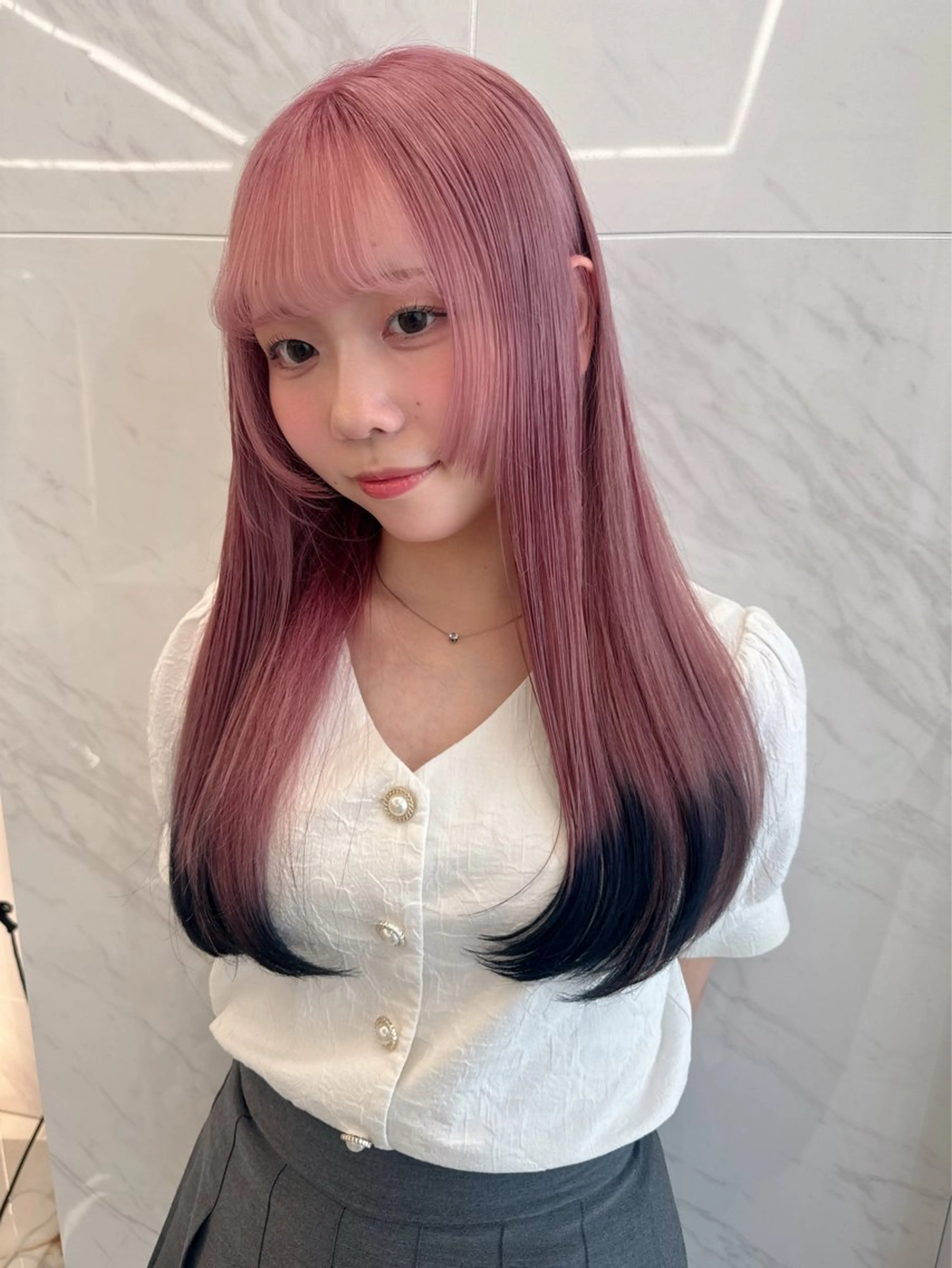 ロング カラー ヘアカラー トリートメント ケン トのヘアスタイル
